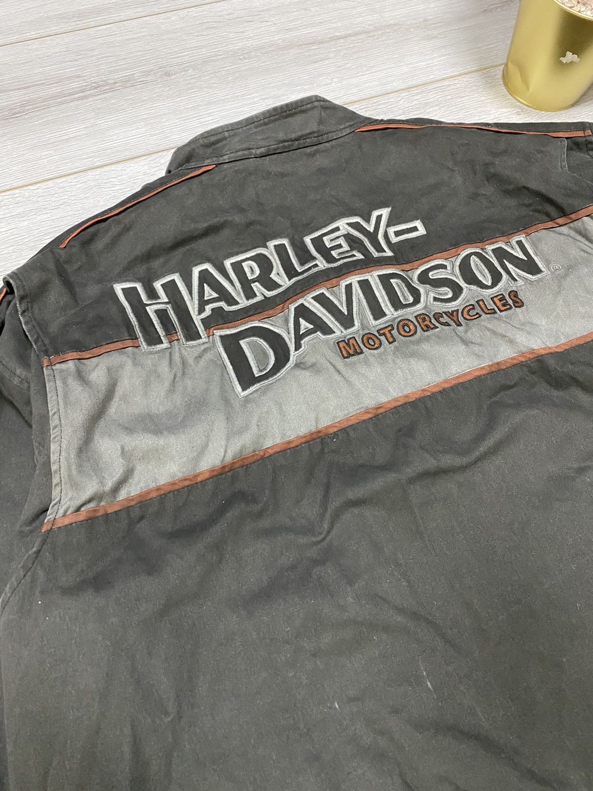 Vintage Harley Davidson 3XL vintage big logo jacket zip Size US XXL / EU 58 / 5 - 12 Thumbnail