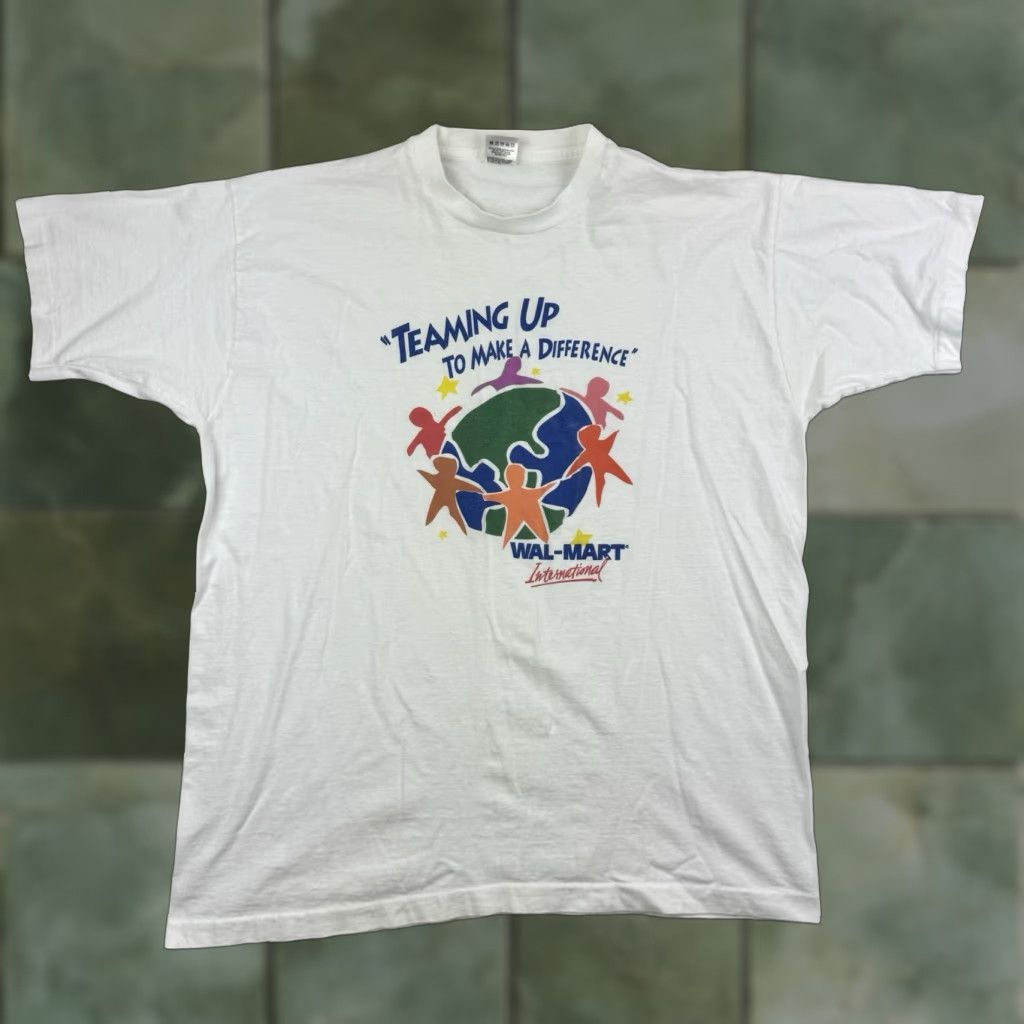 Fruit Of The Loom VINTAGE Fruit of the Loom T-Shirt Adult XL White USA 90s Shirt Mens || Size US XL / EU 56 / 4 - 1 Thumbnail