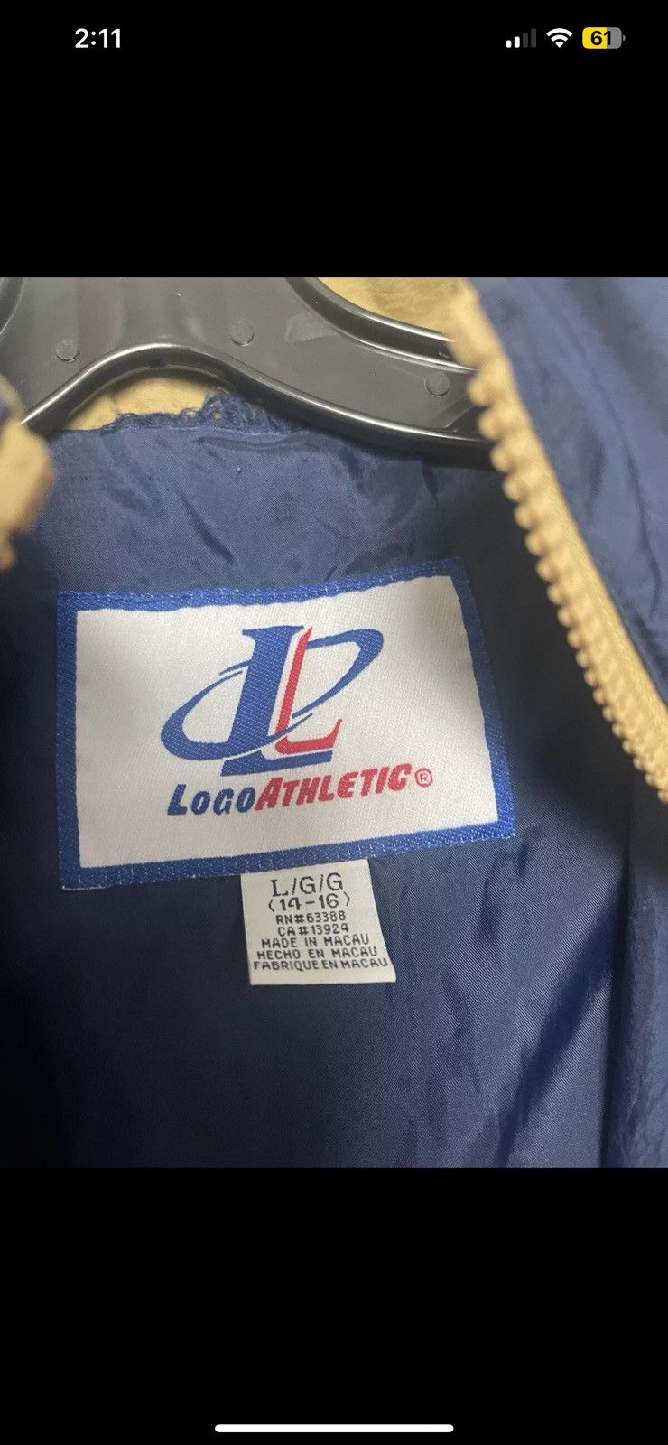 Logo Athletic × Vintage Vintage Notre Dame Fightin' Irish Windbreaker Jacket Size US L / EU 52-54 / 3 - 4 Thumbnail