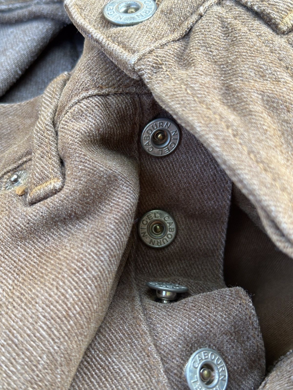 Kapital 💥Nigel Cabourn💥 Brown Denim Nigel Cabourn💥 Size US 28 / EU 44 - 6 Thumbnail