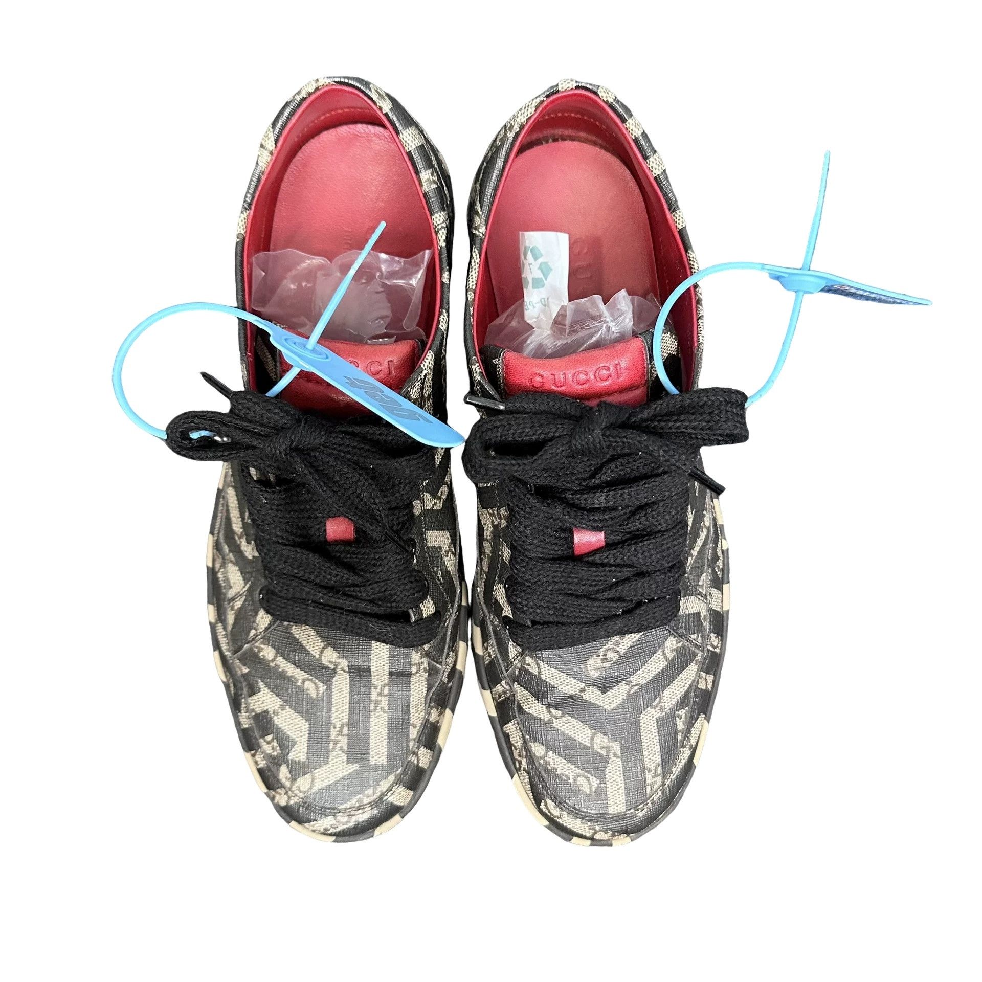 Gucci Gucci GG Monogram Stripe Low-Top Sneakers US 9.5 Size US 9.5 / EU 42-43 - 1 Thumbnail