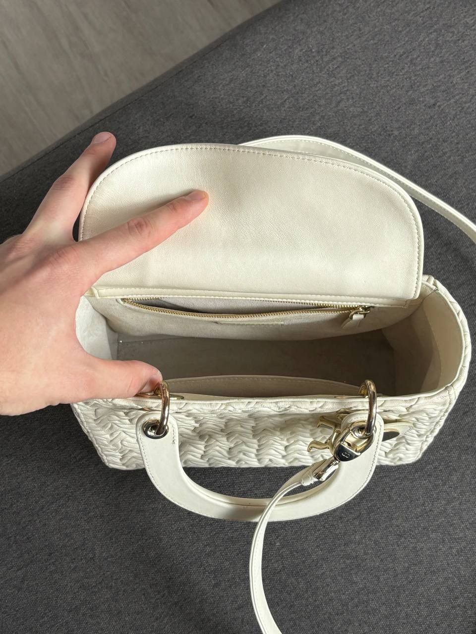 Dior Dior Lady Leather Bag Size ONE SIZE - 4 Thumbnail
