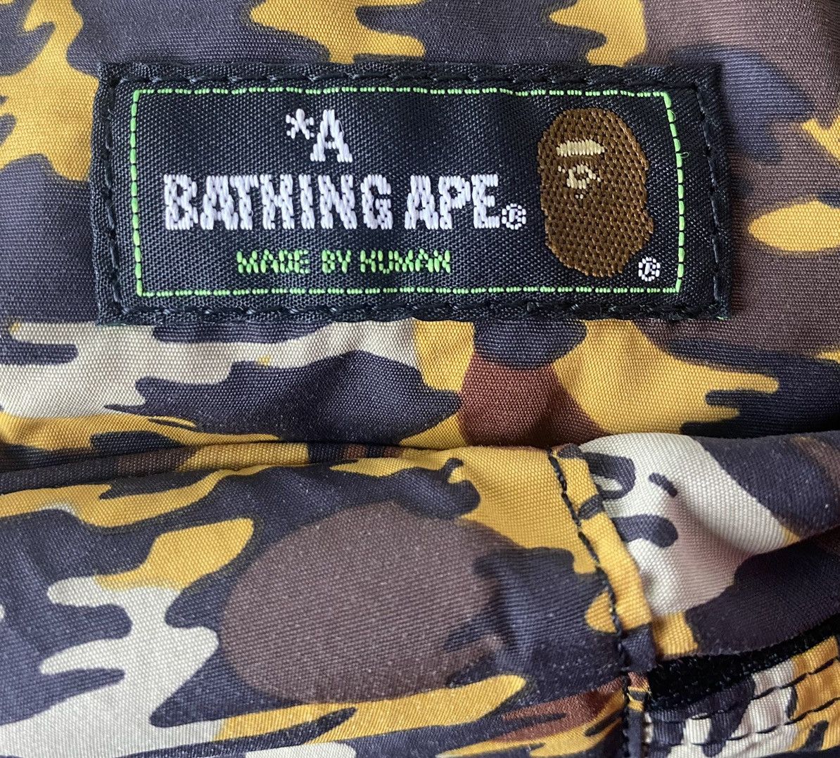 Bape A Bathing Ape (Bape) Orange Animal Print Toiletries Bag Size ONE SIZE - 6 Thumbnail