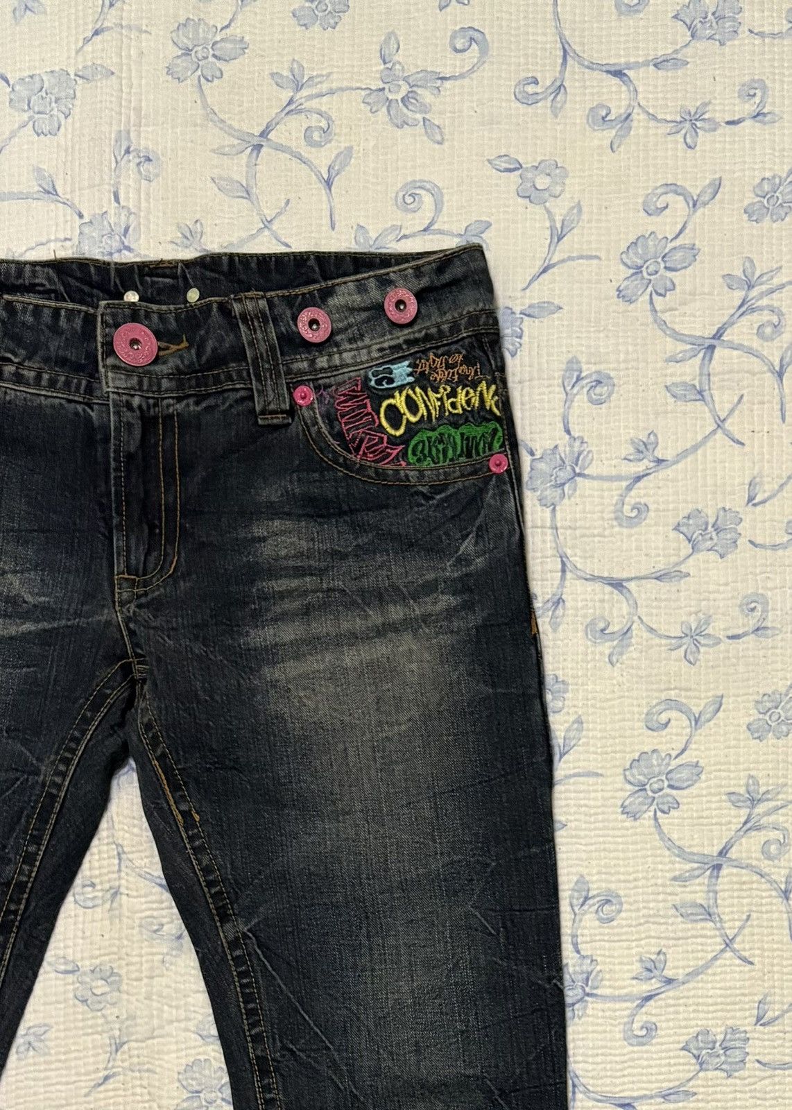 Japanese Brand Japanese Confidence Streetwear Distressed Denim Size US 32 / EU 48 - 7 Thumbnail