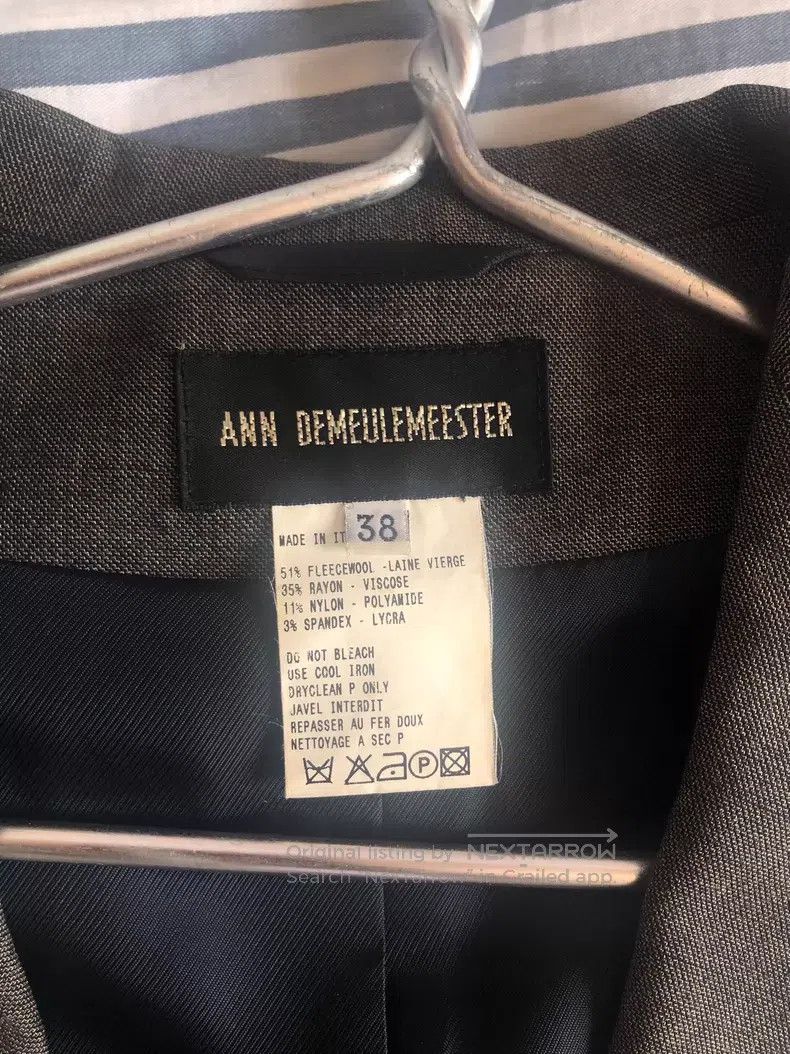 Ann Demeulemeester Ann Demeulemeester 100% Wool Blazer Size XS / US 0-2 / IT 36-38 - 2 Thumbnail