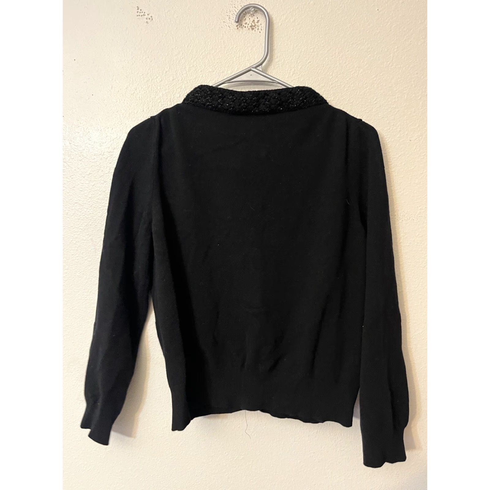 Marc by Marc Jacobs Marc by Marc Jacobs Cardigan Sweater Large Black Women's Wool Cashmere Blend Knit V-Neck Button All Seasons Regular Size L Name Brand Size L / US 10 / IT 46 - 3 Thumbnail