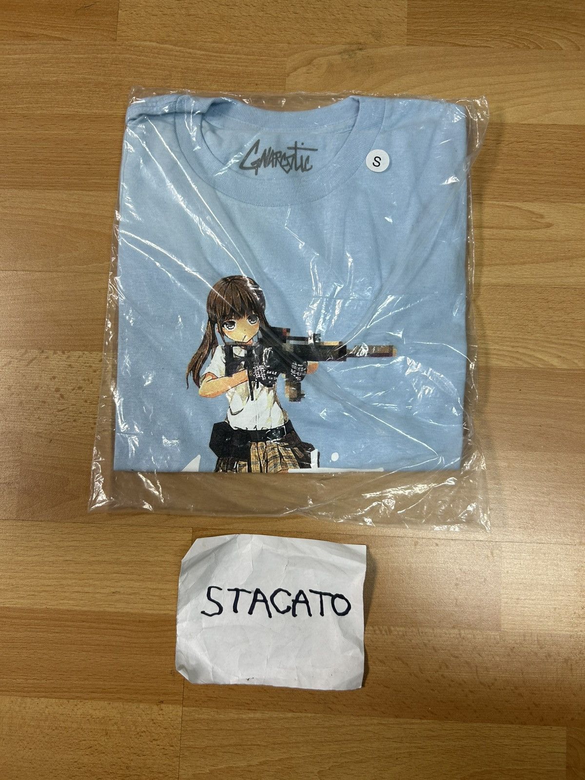 Gnarcotic × Japanese Brand Gnarcotic Anime Tee Sky Blue Size US S / EU 44-46 / 1 - 2 Thumbnail