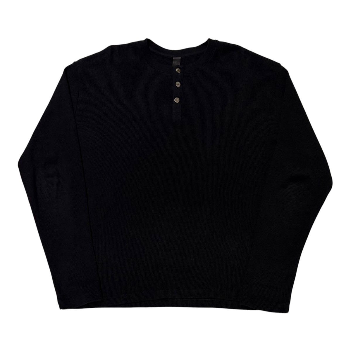 Chrome Hearts Chrome Hearts Cemetery Thermal Long Sleeve Henley Black Size US XXL / EU 58 / 5 - 2 Thumbnail