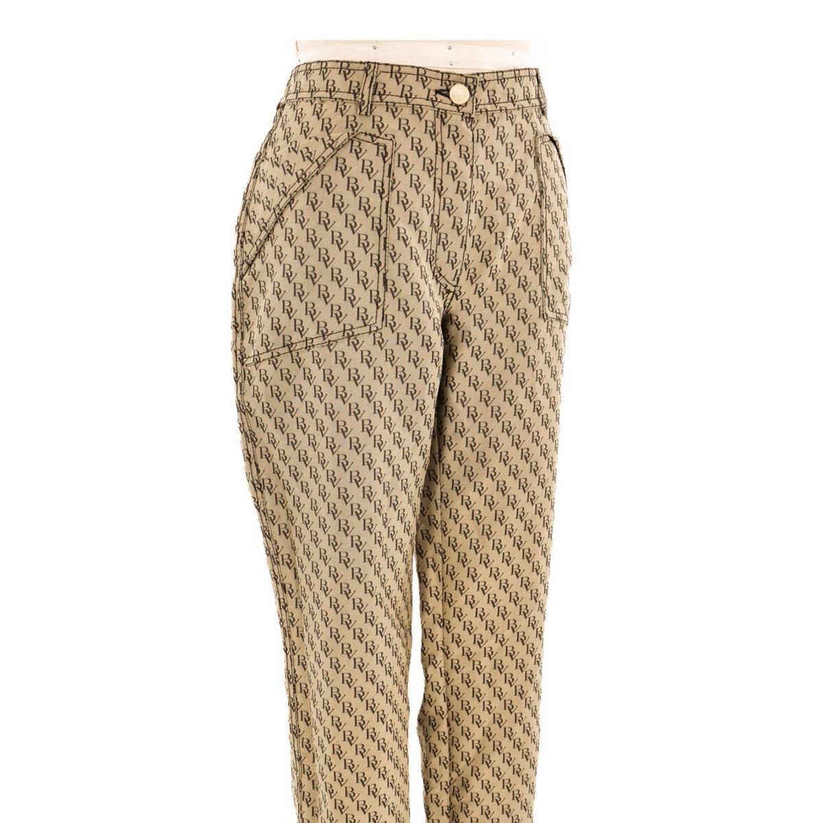 Bottega Veneta BOTTEGA VENETA MONOGRAM TROUSERS Size 26" / US 2 / IT 38 - 13 Thumbnail