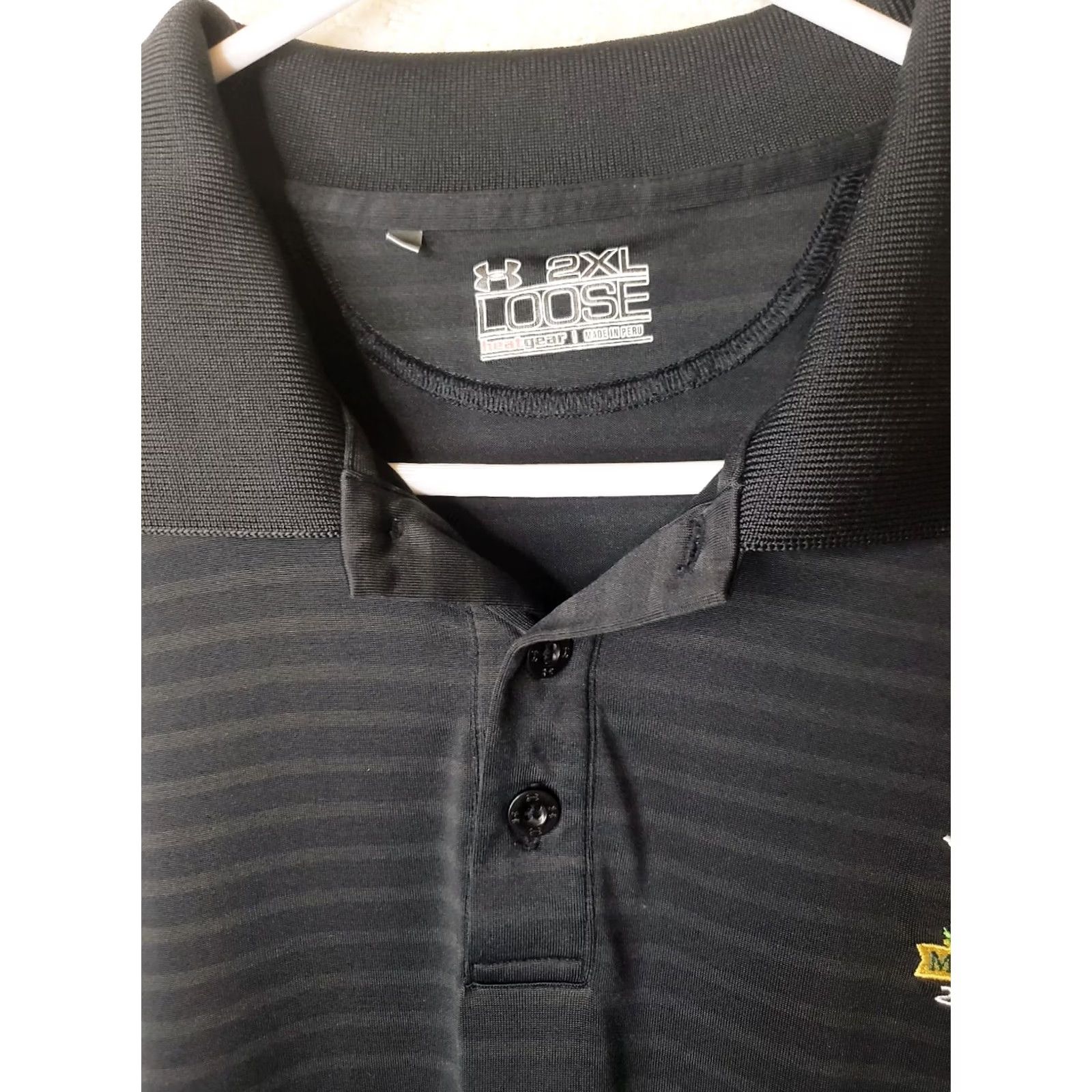 Under Armour Under Armour Shirt Men's 2XL Black Striped Loose Fit U.S. Open Merion 2013 Size US XXL / EU 58 / 5 - 5 Thumbnail
