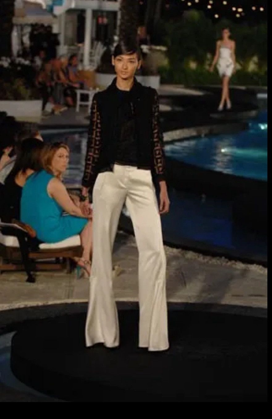 Chanel Chanel “Sample” Resort 09 Flared Rayon Pants Size 26" / US 2 / IT 38 - 2 Thumbnail