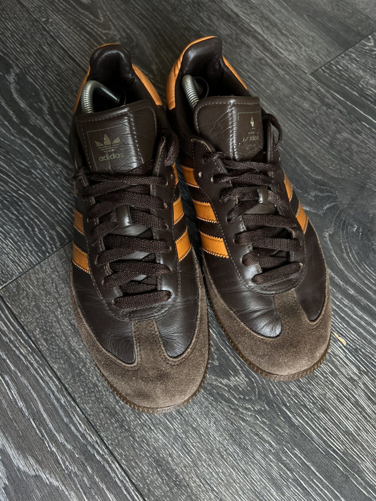 Adidas Vintage rare y2k 2006 Adidas Samba Og Low Sneakers brown Size US 8 / EU 41 - 8 Thumbnail