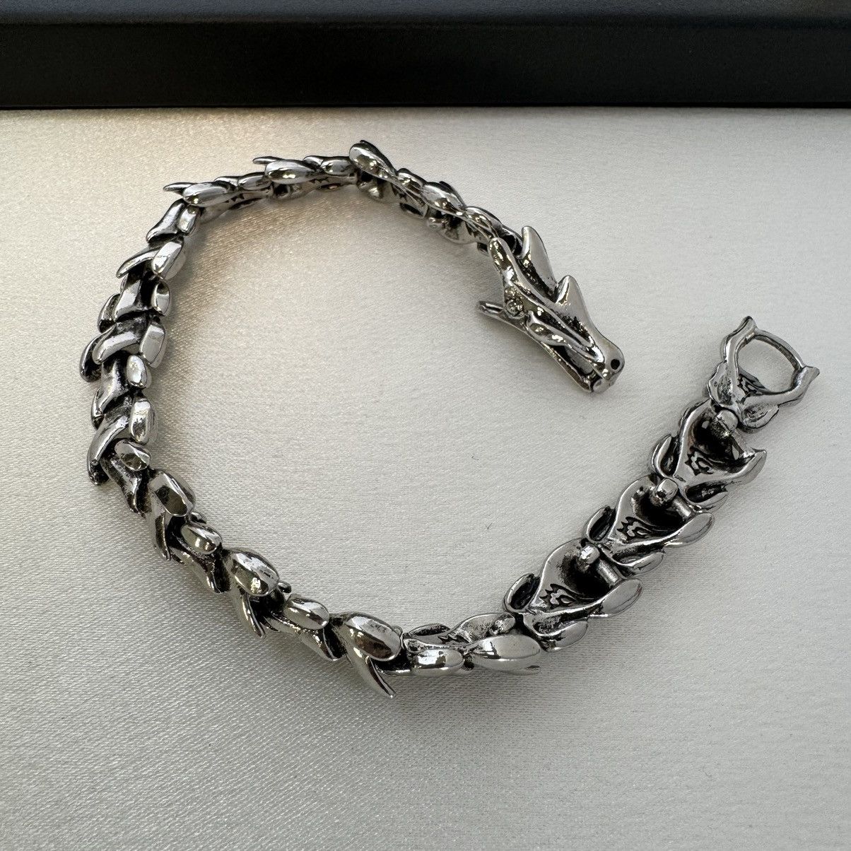 Other Dragon Bone Bracelet for Men Women,Punk Hip Hop Unisex Style Size ONE SIZE - 3 Thumbnail