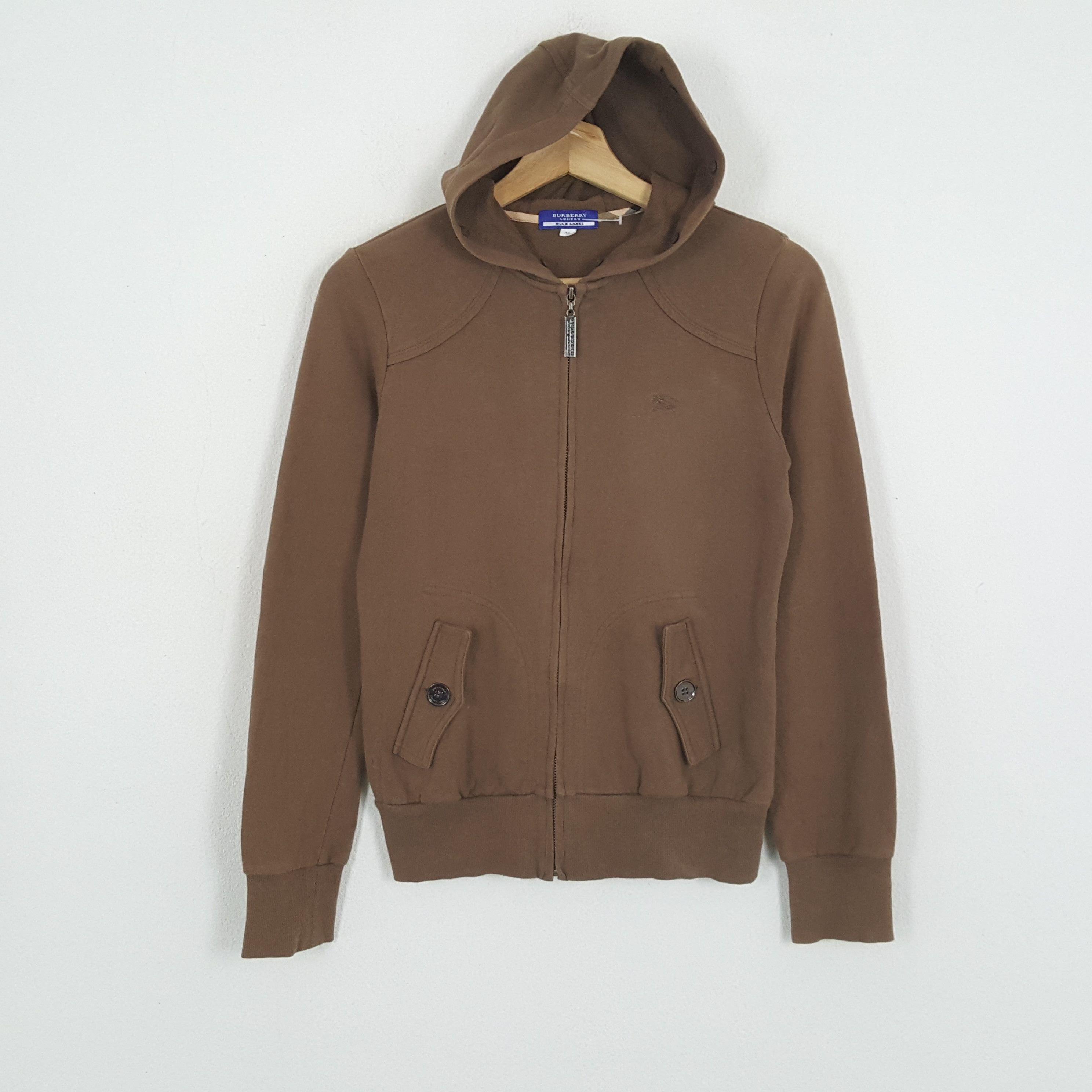 Burberry × Vintage Vintage BURBERRY LONDON BLUE LABEL Brand Hoodies Size XS / US 0-2 / IT 36-38 - 3 Thumbnail