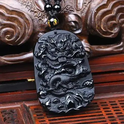 Vintage Luck Dragon Pendant Necklace Size ONE SIZE - 2 Thumbnail