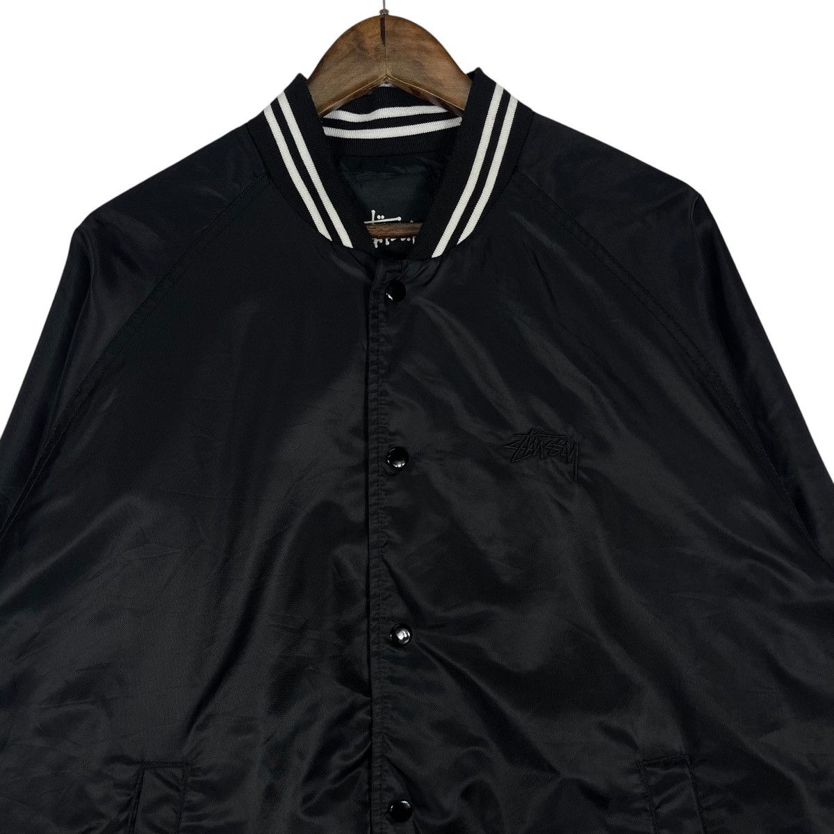 Stussy Stussy Worldwide Burly Gear Varsity Jacket Size US XL / EU 56 / 4 - 9 Thumbnail
