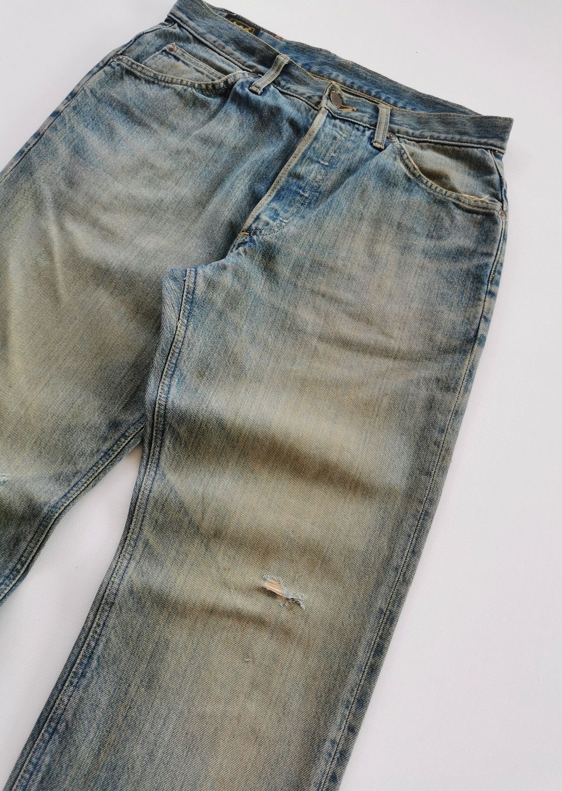 Lee Mudwash Vintage Lee Edwin Distressed Denim Jeans Size US 31 - 5 Thumbnail