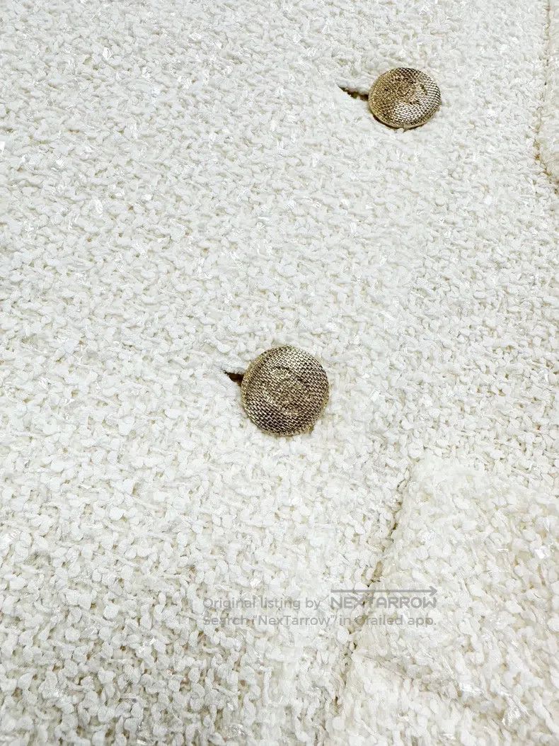 Chanel Chanel 22S popular white soft tweed four-pocket silhouette Size XS / US 0-2 / IT 36-38 - 5 Thumbnail