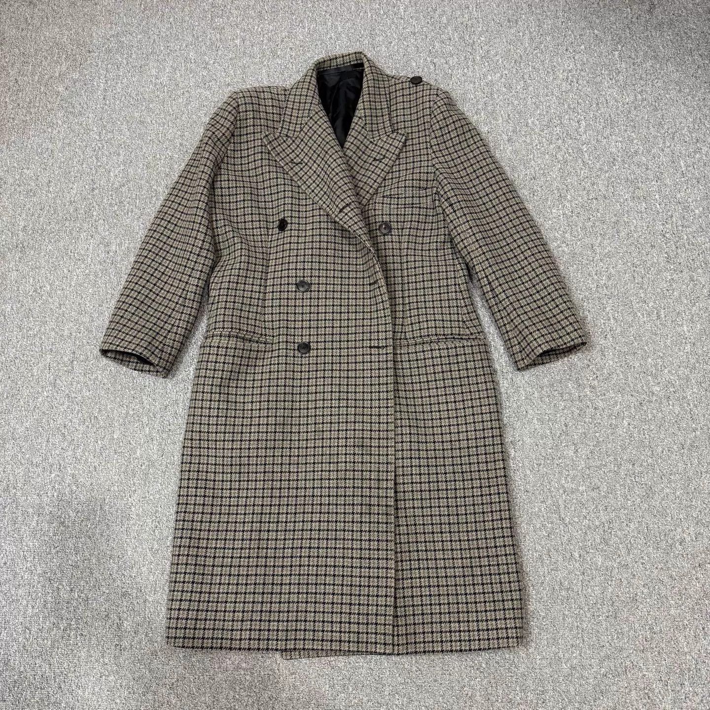 Balenciaga Balenciaga women's check wool coat 38 99 new Size XS / US 0-2 / IT 36-38 - 1 Thumbnail