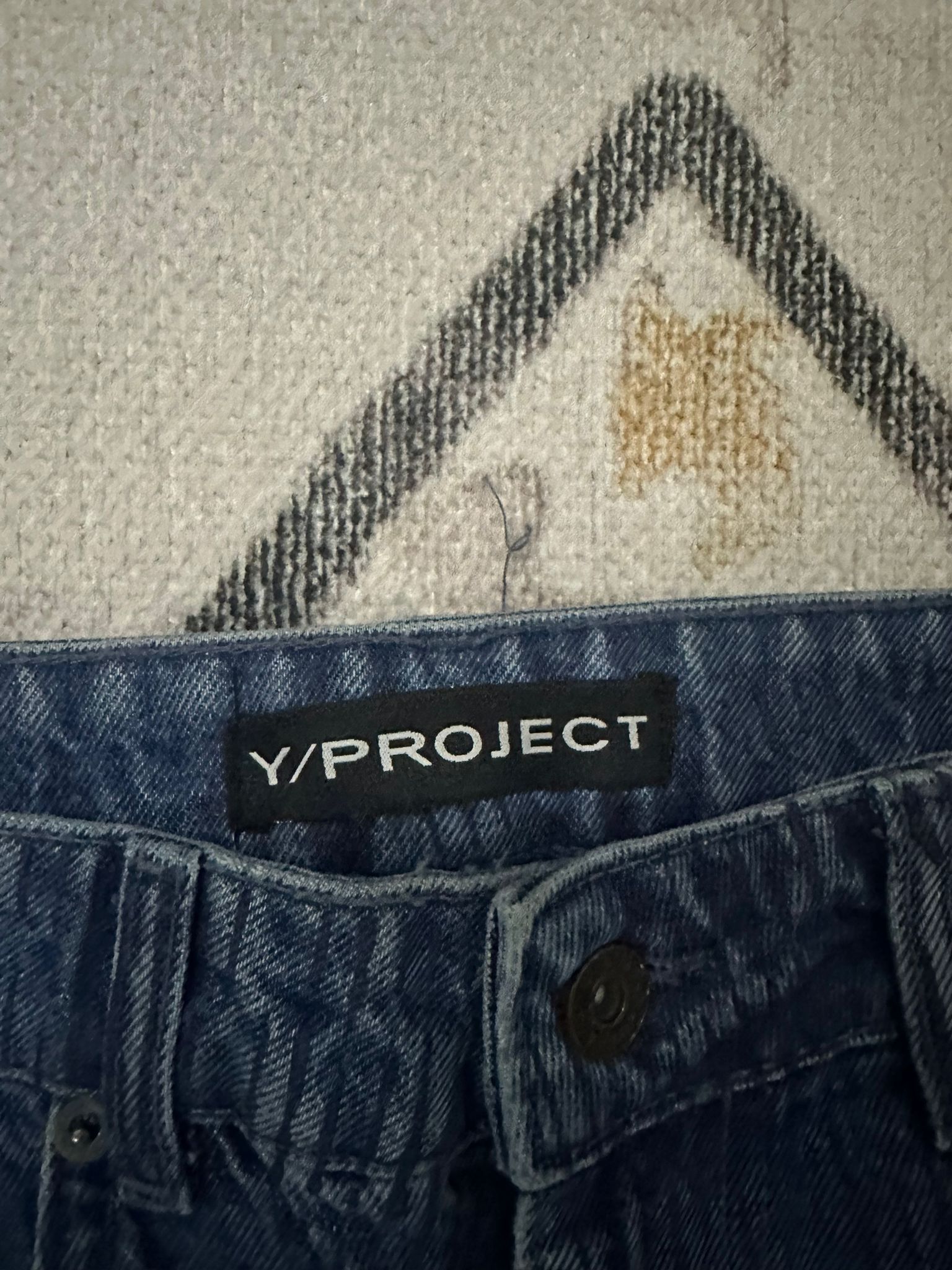 Y/Project Y/PROJECT Vine Embroidery Denim in Blue Indigo Size S Size US 30 / EU 46 - 7 Thumbnail