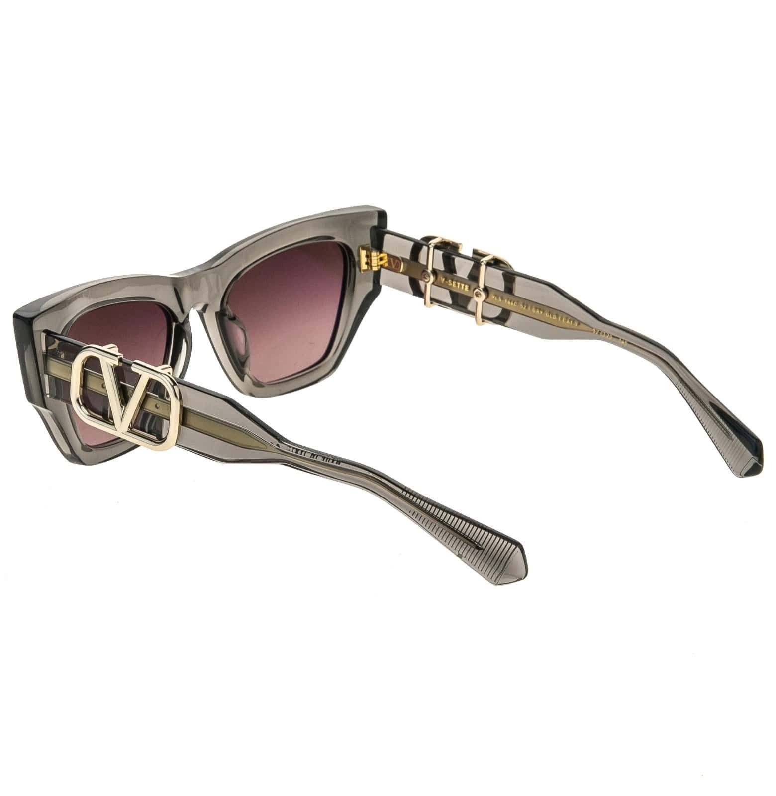 Valentino VALENTINO V-SETTE VLS166 Crystal Gray VLS 166C Sunglasses Size ONE SIZE - 7 Thumbnail