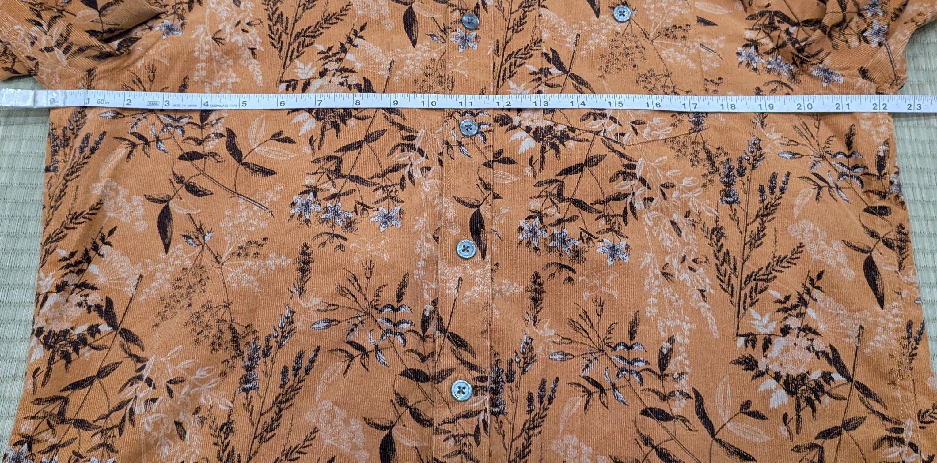 Todd Snyder Todd Snyder x Three Looms Corduroy Floral Button Up Shirt Size US L / EU 52-54 / 3 - 5 Thumbnail