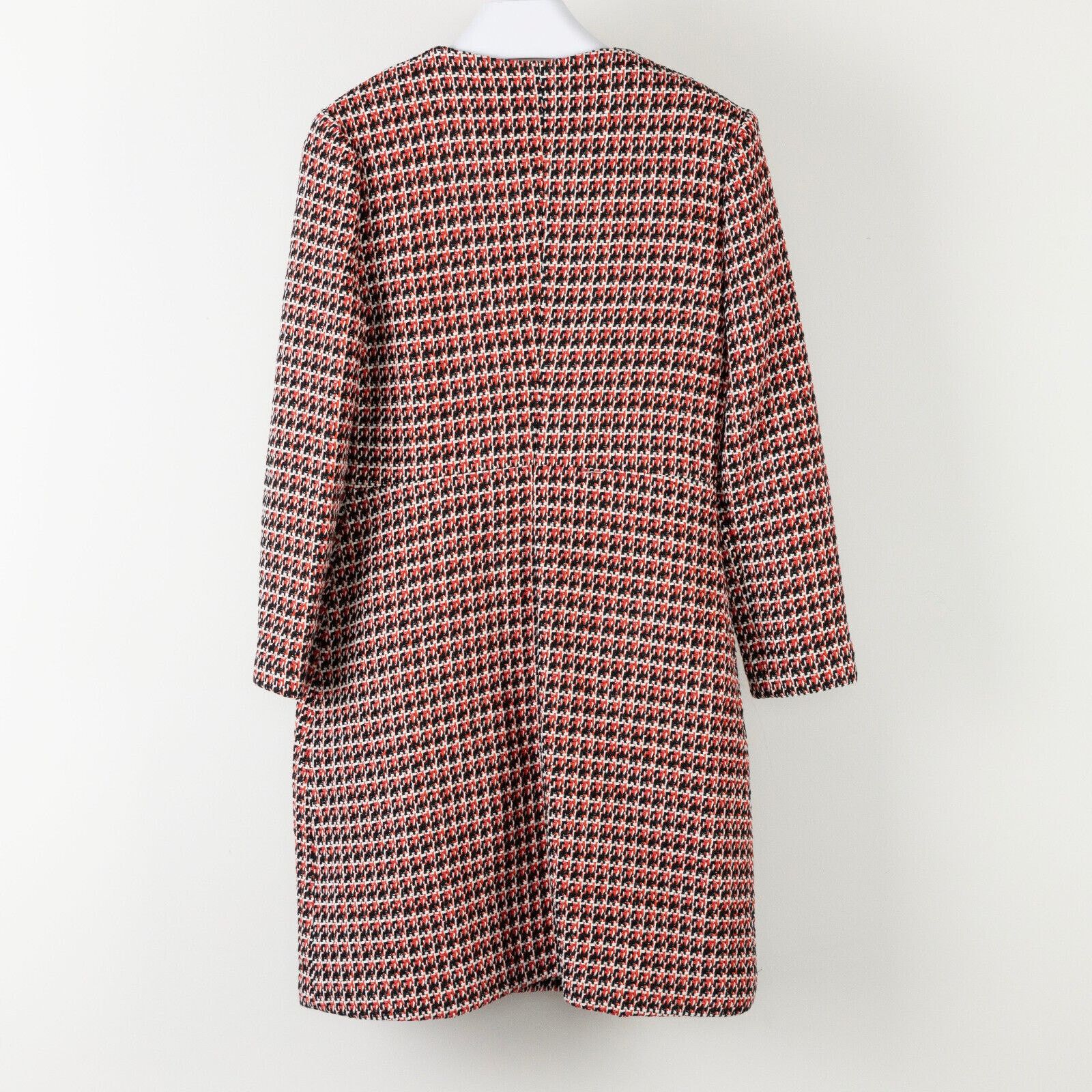 Maje Maje Women Romane Tweed Mini Dress Rouge Size 42/XL Size M / US 6-8 / IT 42-44 - 4 Thumbnail