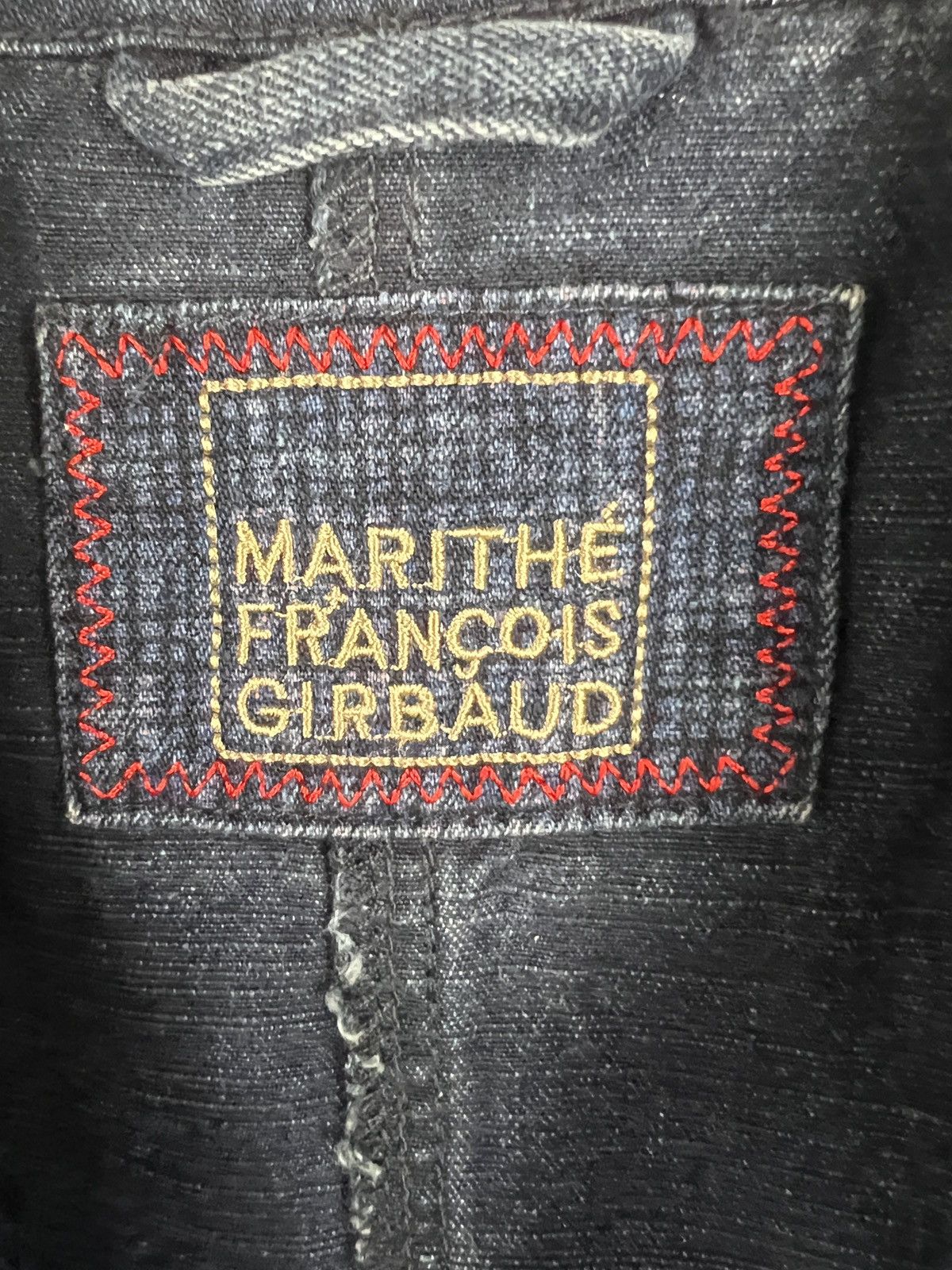 Marithe + Francois Girbaud Vintage Marithe Francois Girbaud Denim Blazer Jacket Size US L / EU 52-54 / 3 - 12 Thumbnail