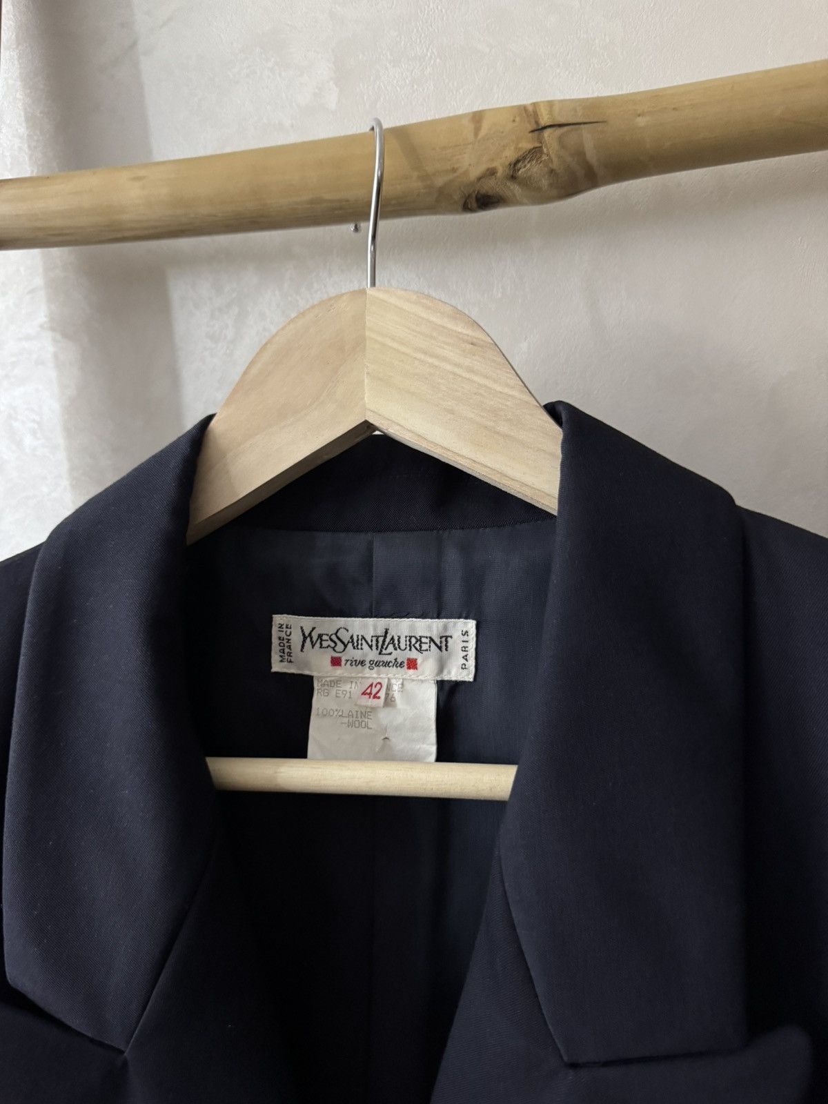 Yves Saint Laurent YSL Yves Saint Laurent Rive Gauche Vintage Blazer Size M / US 6-8 / IT 42-44 - 4 Thumbnail