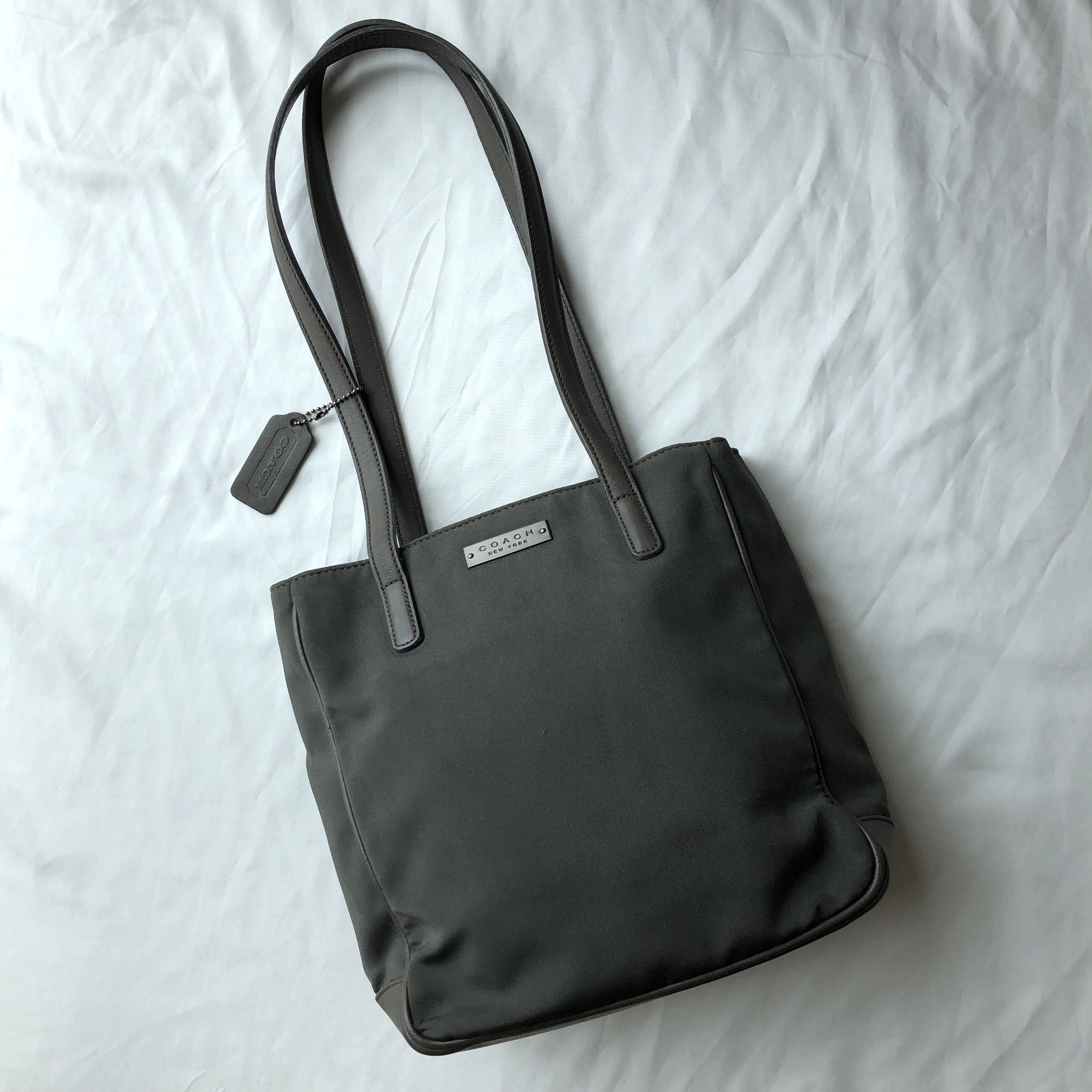 Vintage Coach 6240 Neo Classic Lunch Tote Dark Grey - Main Image