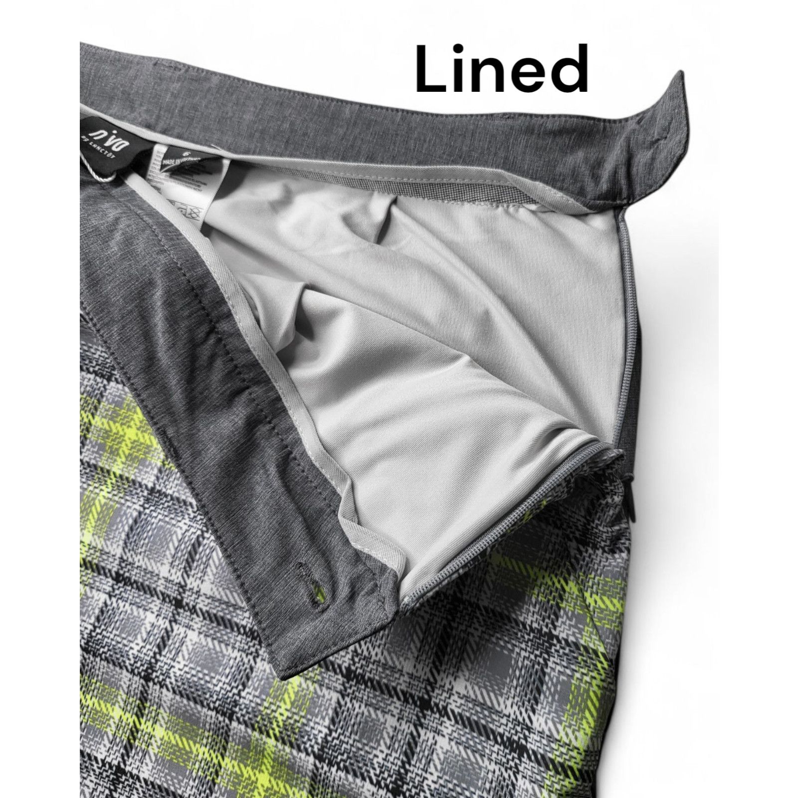 Other NWT NIVO Women's Caitie Golf Skort Plaid Pickleball Tennis Size 28" / US 6 / IT 42 - 6 Thumbnail