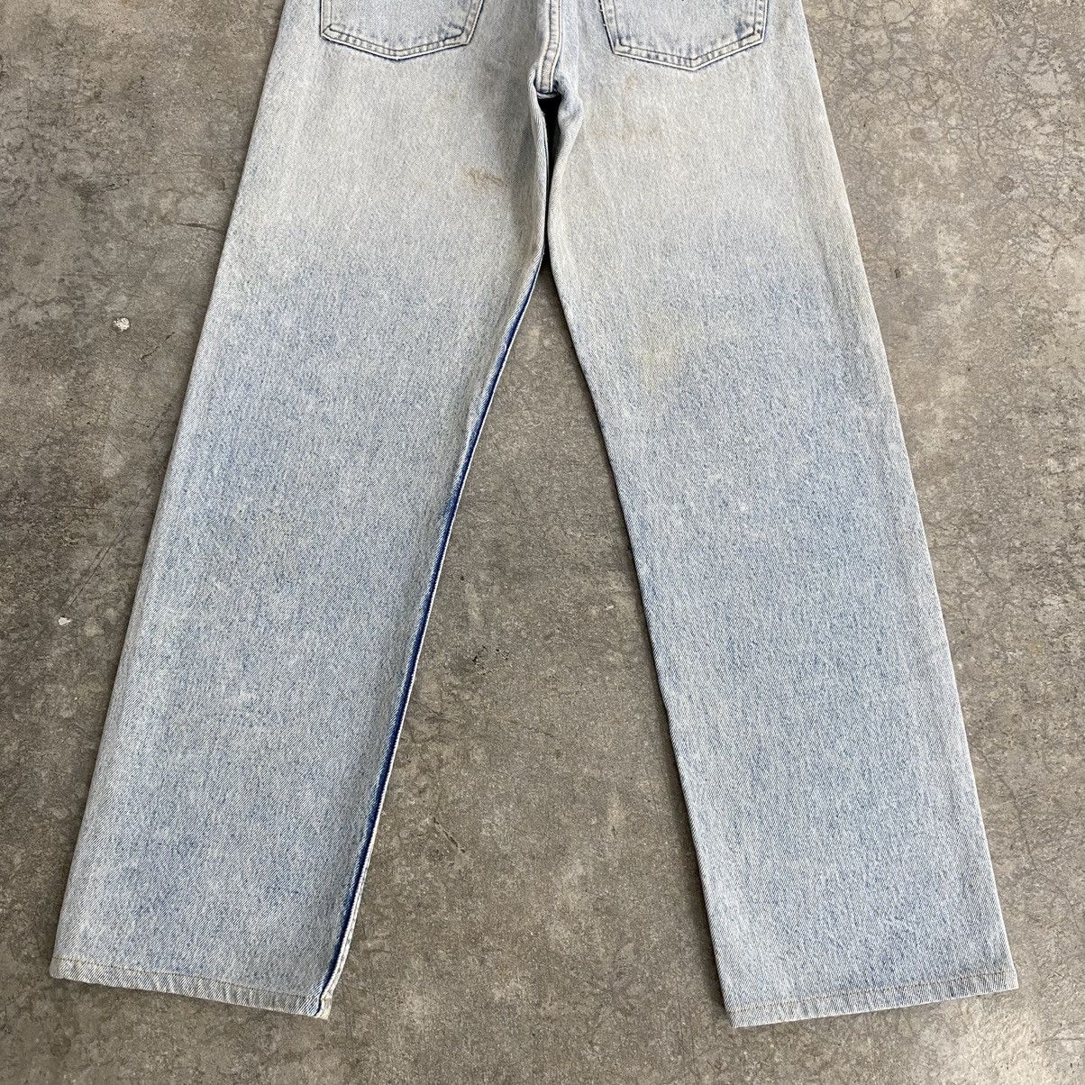 Levi's Size 28x27.5 Vintage 90’s Levis 501 Acid Washed Blue Jeans Size US 28 / EU 44 - 15 Thumbnail