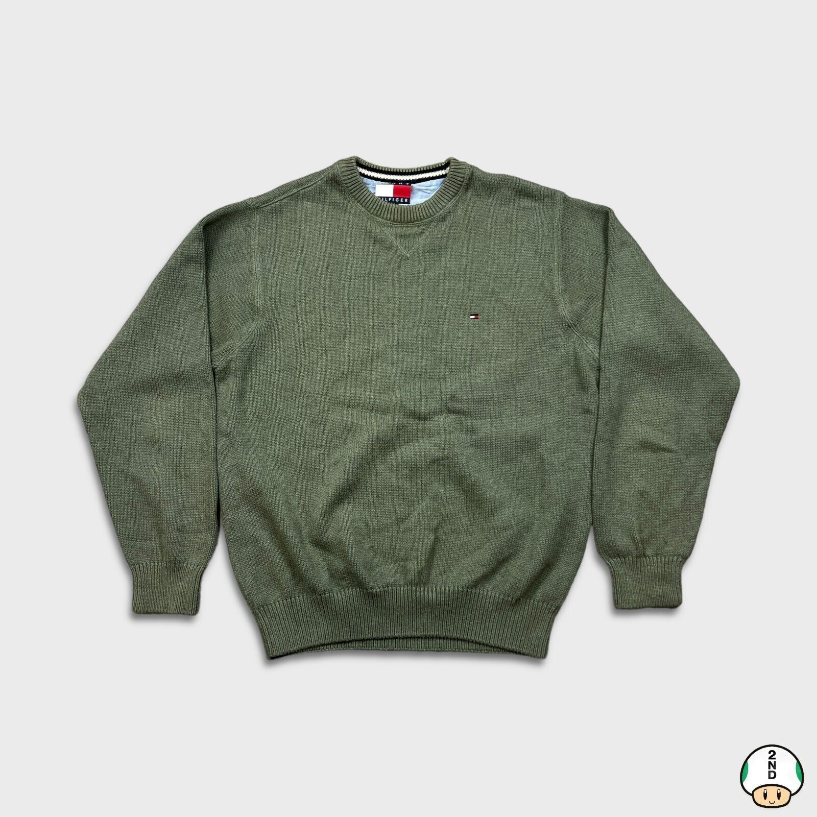 Tommy Hilfiger Tommy Hilfiger Knit Sweatshirt Medium Tommy Flag Sweater Size US M / EU 48-50 / 2 - 1 Thumbnail