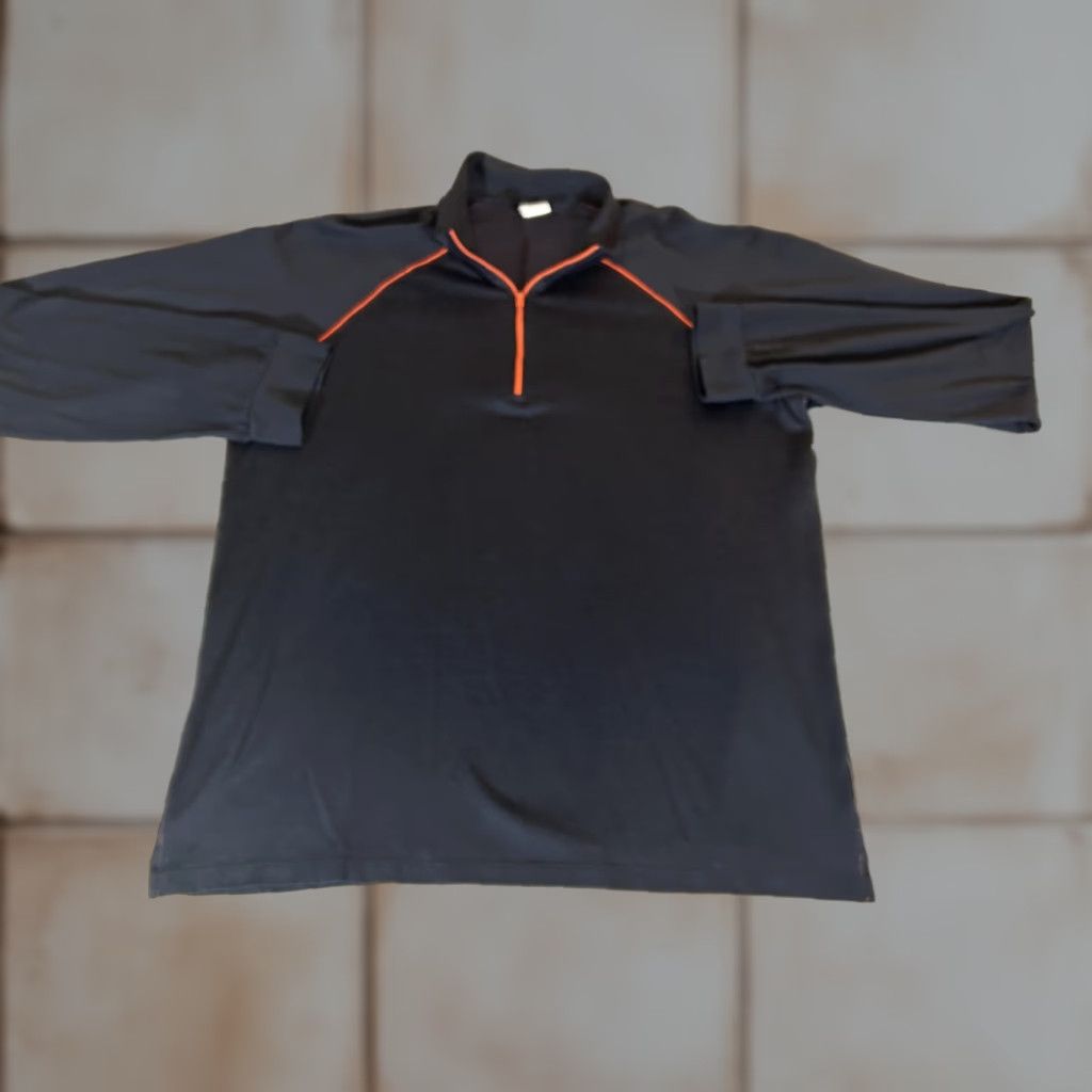Armani Exchange Armani Exchange Shirt Men XL Black 1/4 Zip Pullover Long Sleeve Lightweight Casual Fall Mock Neck Mens XL Black with Zipper Accent Size US XL / EU 56 / 4 - 1 Thumbnail