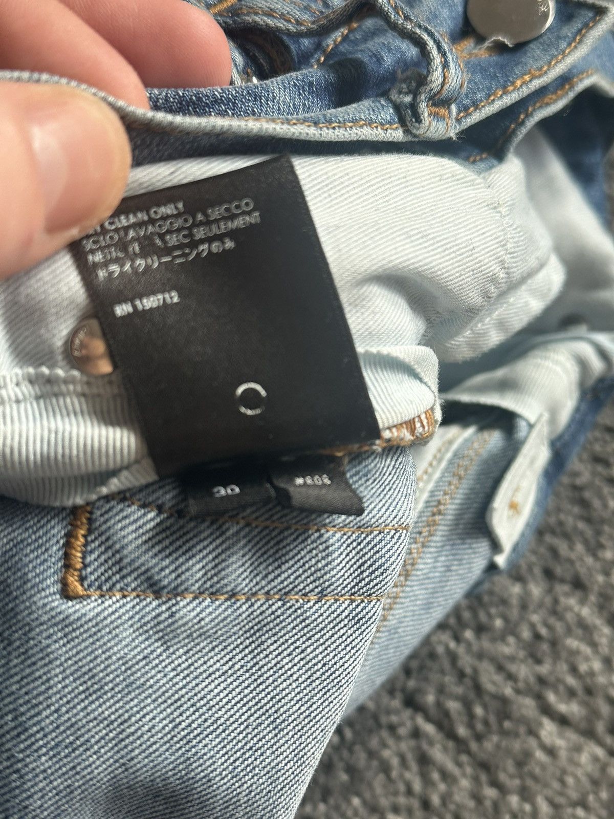 Amiri Amiri Blue Ripped Jeans Size US 30 / EU 46 - 9 Thumbnail