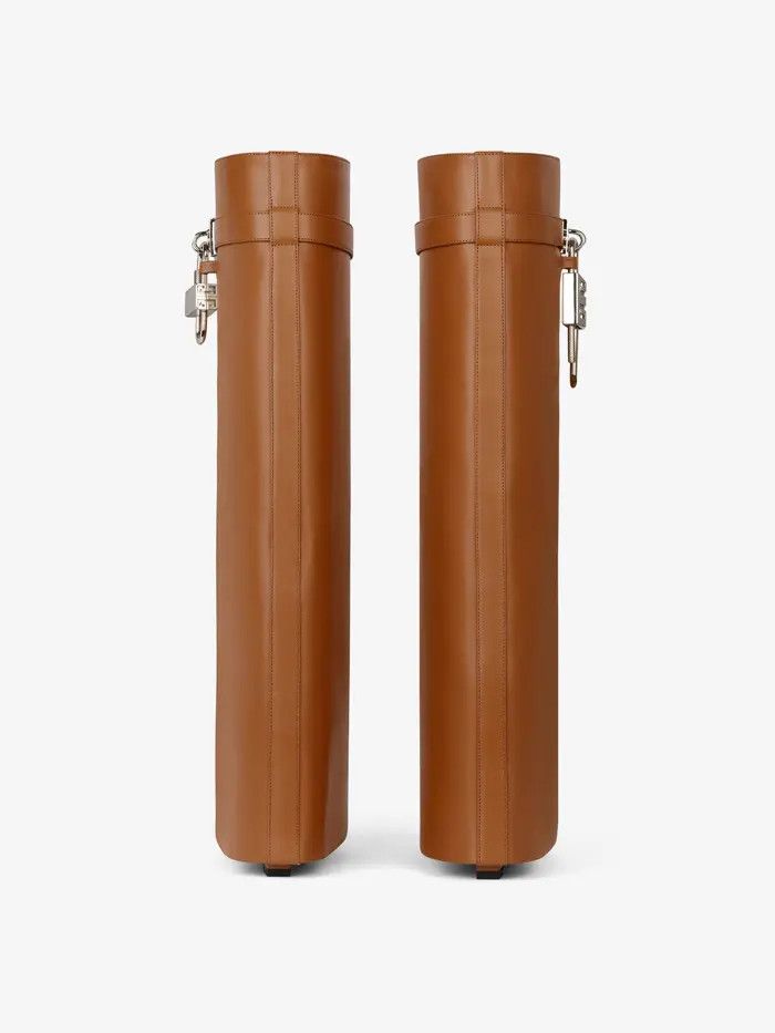 Givenchy o1lv12m0526 Shark Locks Boots in Brown Size US 12 / IT 42 - 3 Thumbnail