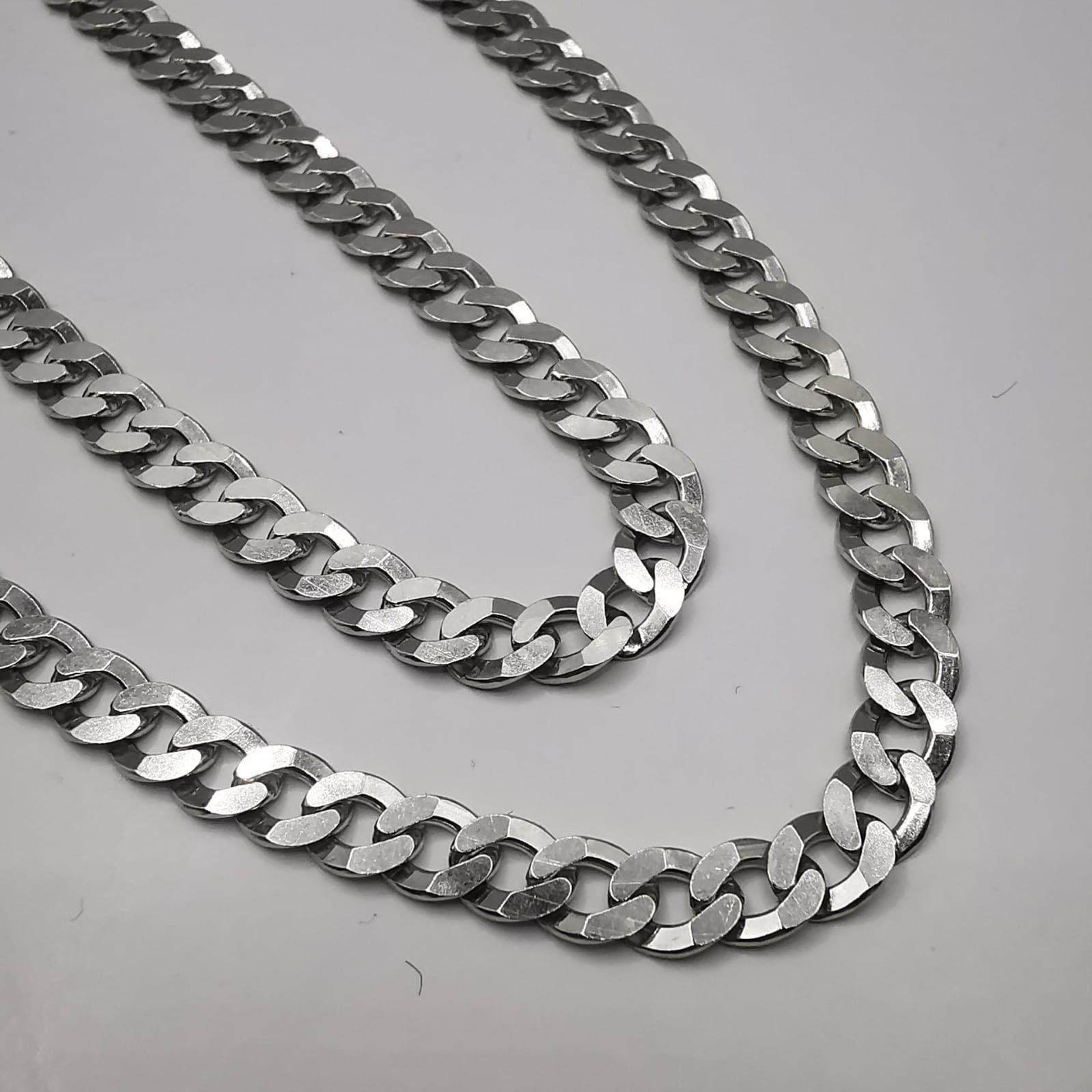 Sterling Silver Vintage Beautiful Jewelry Chain,925 Sterling Silver 18,41g Size ONE SIZE - 7 Thumbnail