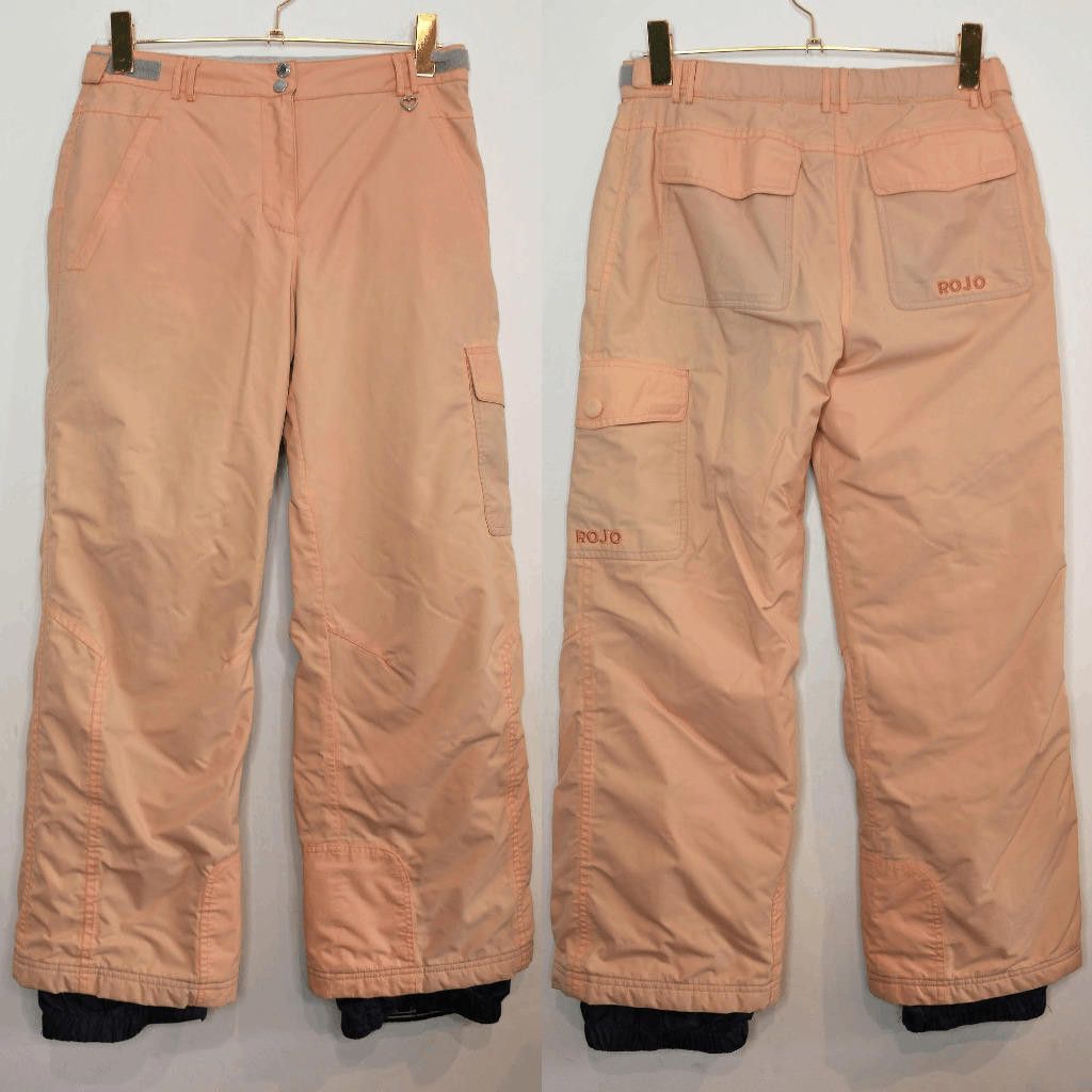 Roots Rojo Orange Snowboard Pants - Ski Pants 14y Size 32" / US 10 / IT 46 - 1 Thumbnail