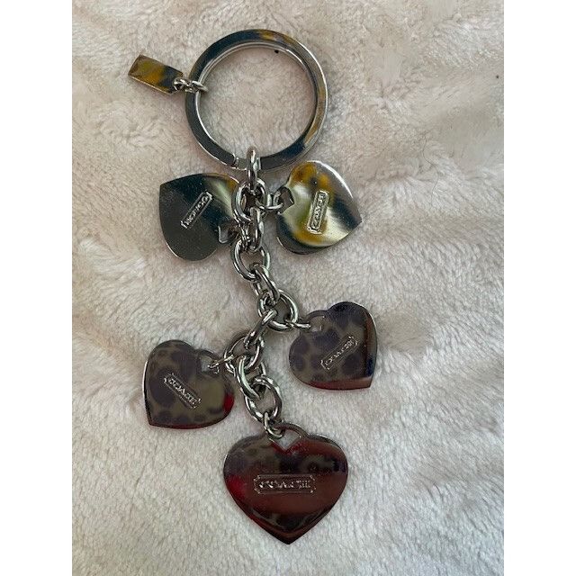 Coach Authentic COACH Micro Heart "C's" Bag Charm/Key Chain - Mult Size ONE SIZE - 4 Thumbnail
