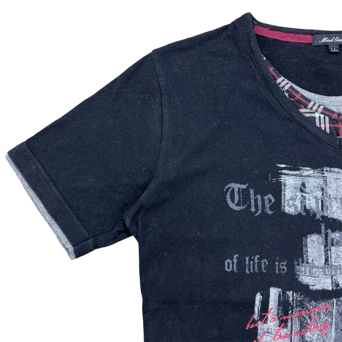 If Six Was Nine × Le Grande Bleu (L.G.B.) × Seditionaries Y2K Mind Games Poem Punk Grunge Gothic Tshirt Ifsixwasnine Size US L / EU 52-54 / 3 - 4 Thumbnail