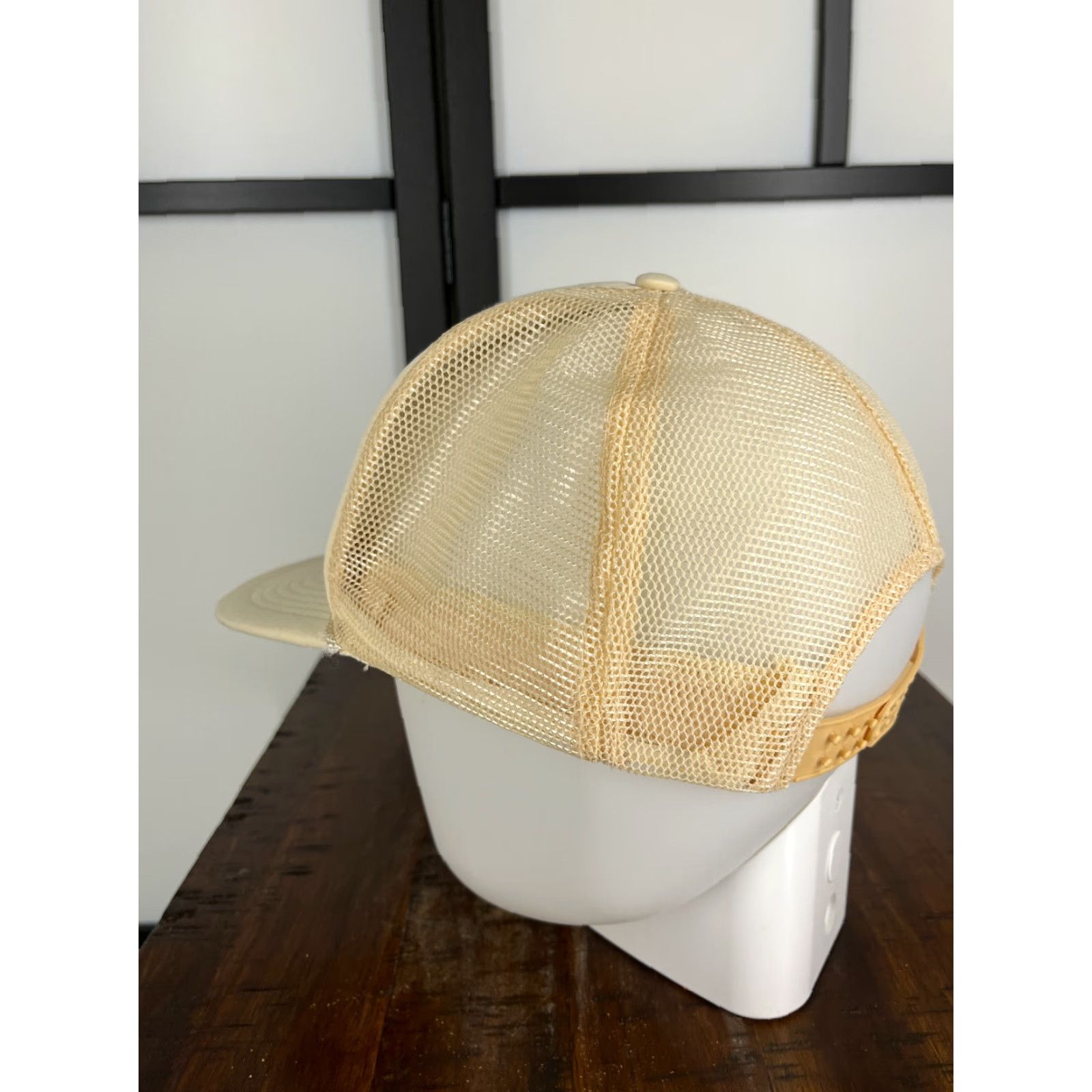 Vintage VINTAGE Tucson Hat Cap Snap Back Adult One Size Ivory Trucker Polyester Rope 90's Look Size ONE SIZE - 5 Thumbnail