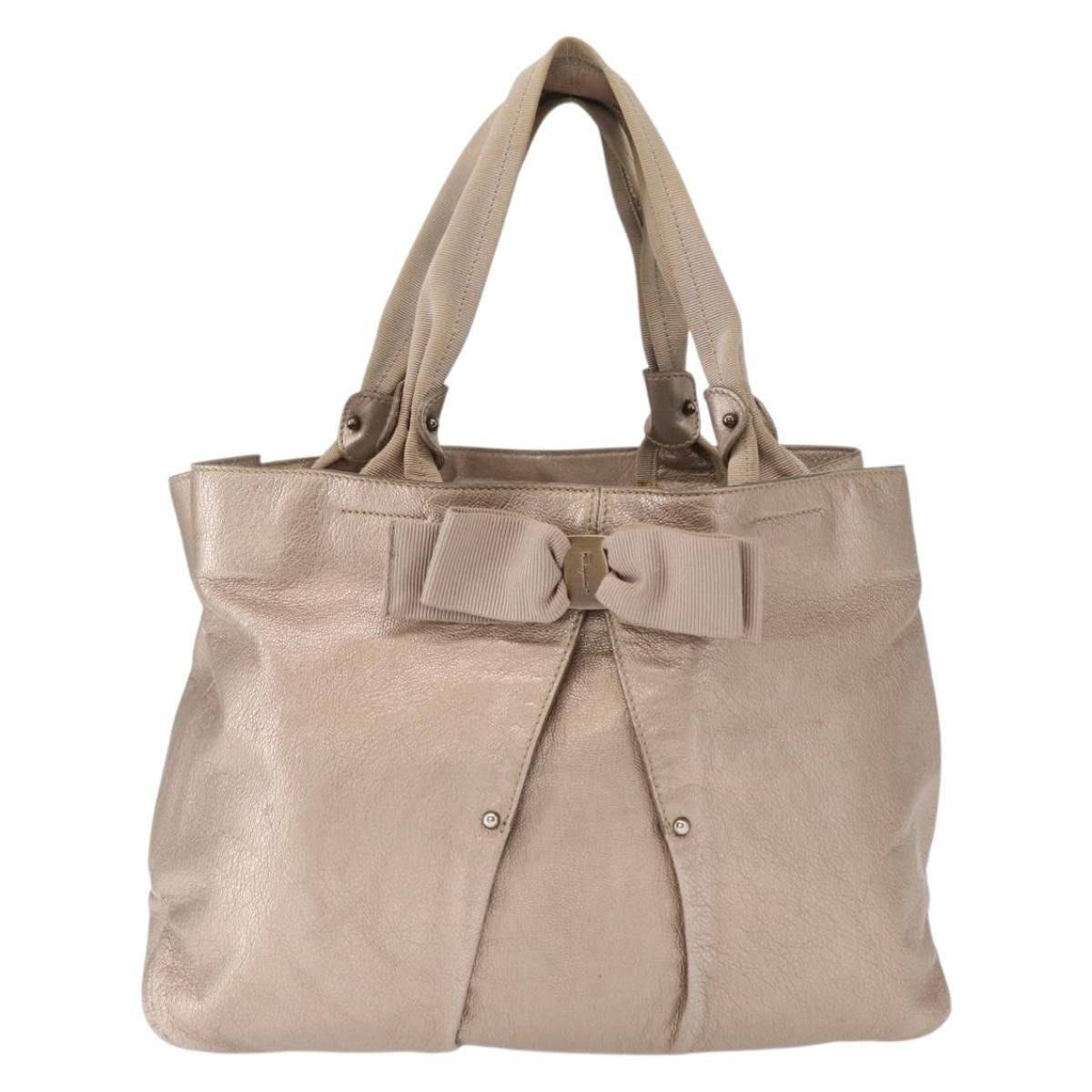 Salvatore Ferragamo Salvatore Ferragamo Vala tote Leather Size ONE SIZE - 1 Thumbnail
