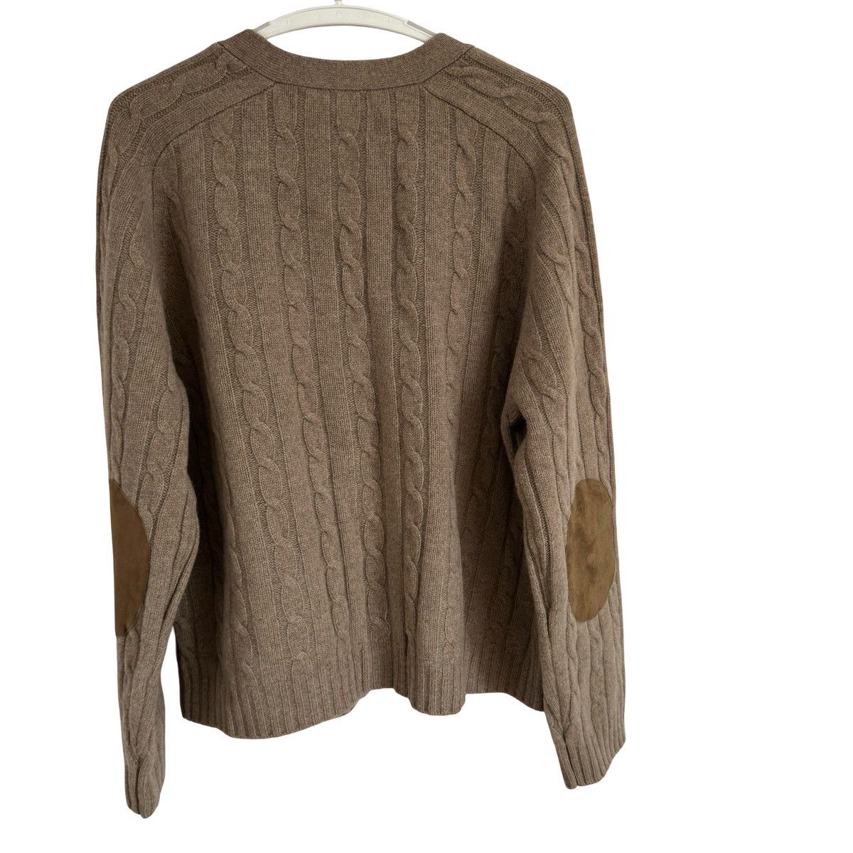 Celine Celine Brown Cable Knit V-Neck Cardigan Size US M / EU 48-50 / 2 - 4 Thumbnail
