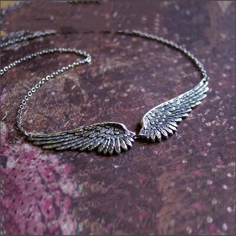 Vintage Vintage Angel Wings Pendant Necklace Size ONE SIZE - 1 Thumbnail