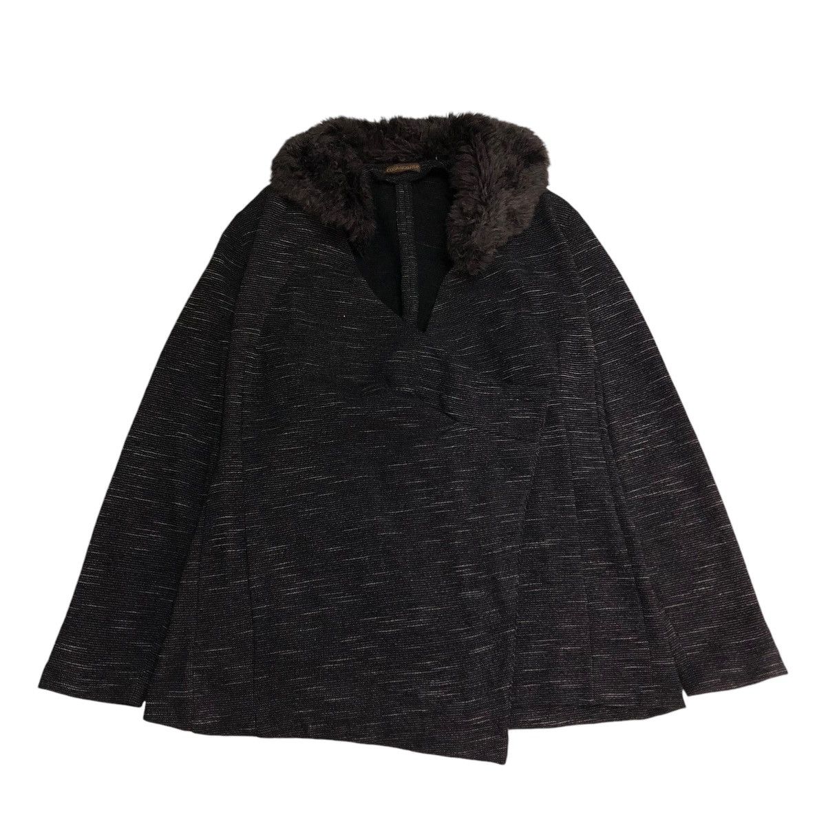 Japanese Brand 🔥VINTAGE CARDIGAN JACKET COSA NOSTRA MINK FUR COLLAR Size US M / EU 48-50 / 2 - 1 Thumbnail