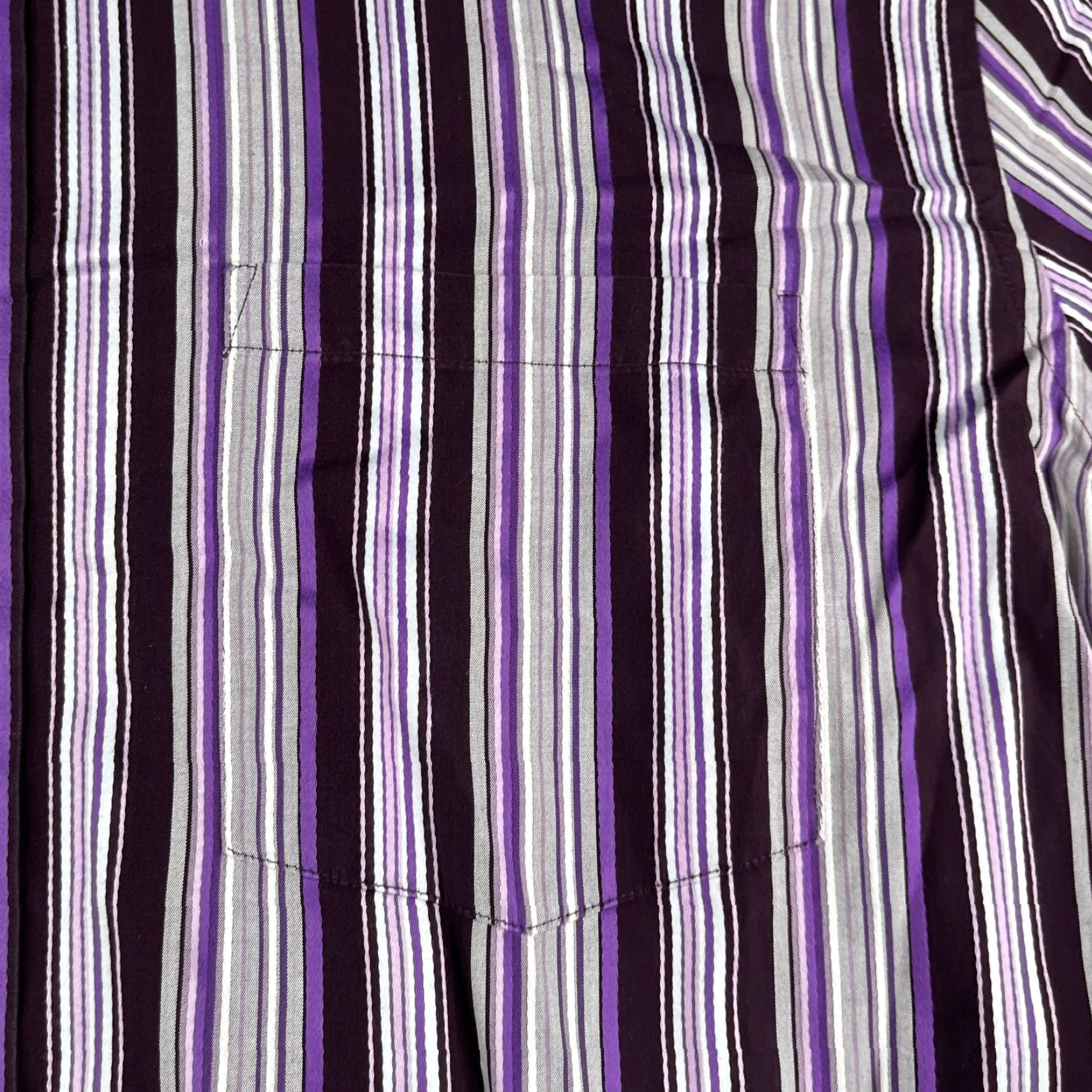 Express Express Shirt XL Purple Modern Fit Button-Up Long Sleeve Mens Folded for Casual Party/Cocktail Size US XL / EU 56 / 4 - 4 Thumbnail
