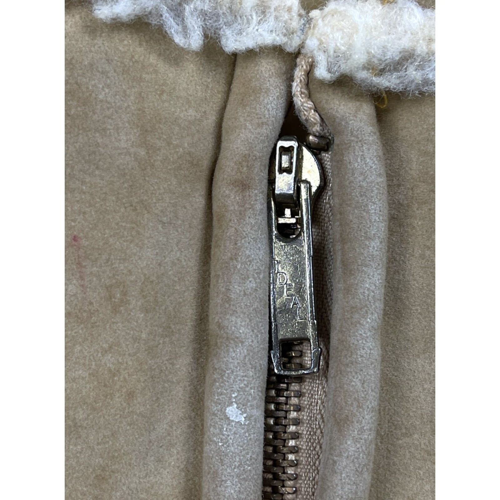 Vintage VINTAGE SWINGSTER Vest Suede Leather Sherpa Lined Casual Hippy 1970s Beige Size L Mens Size US L / EU 52-54 / 3 - 5 Thumbnail