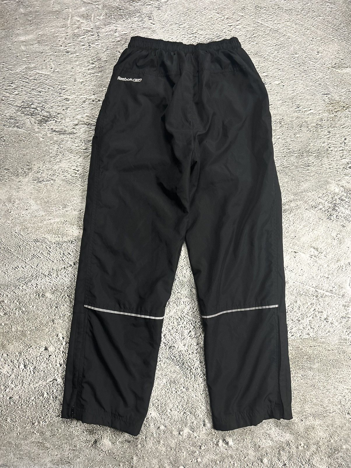 Reebok Reebok nylon track pants parachute black Y2K reflective Size US 30 / EU 46 - 5 Thumbnail