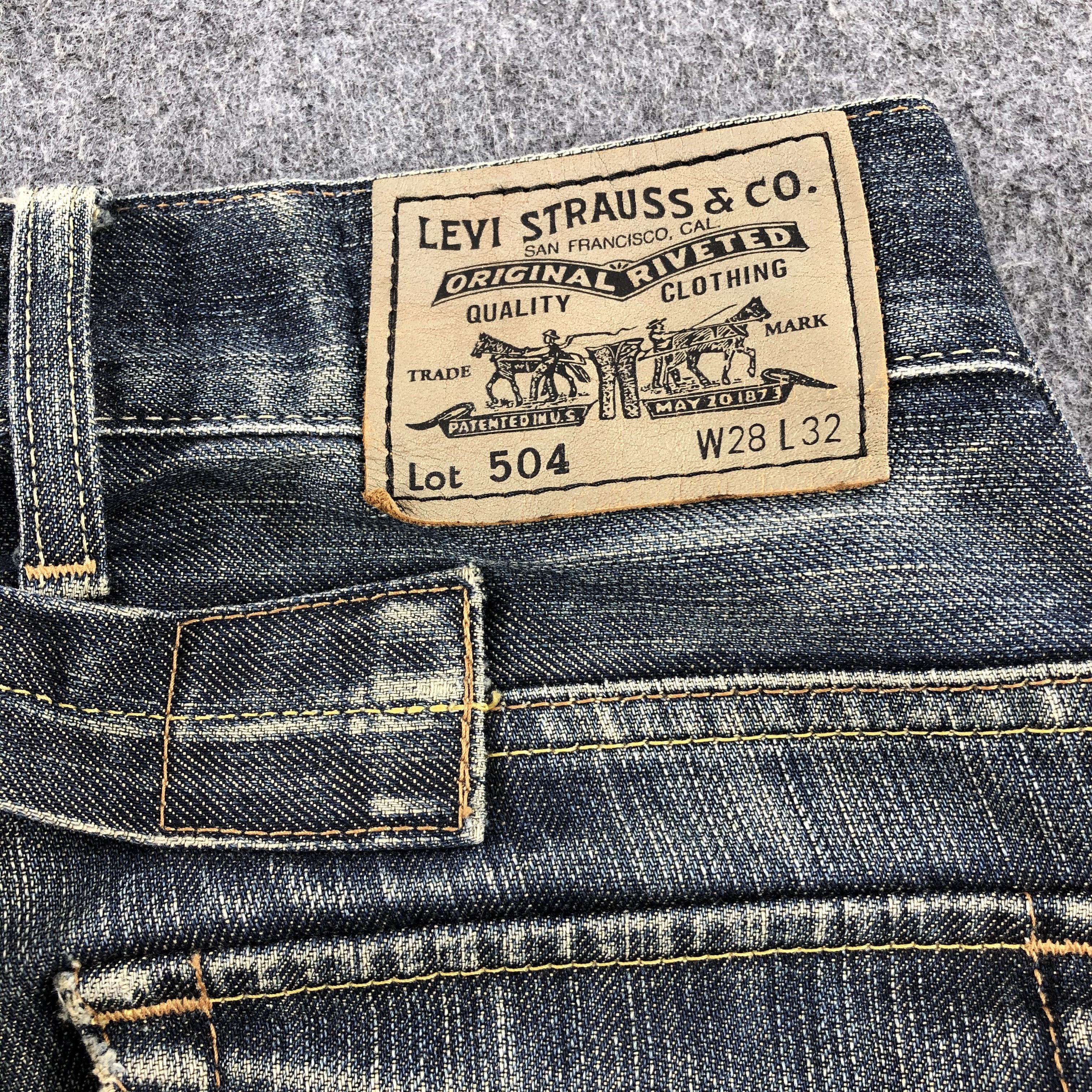 Levi's × Vintage Vintage Blue Wash Levis 504 Jeans-JM1935 Size US 29 - 6 Thumbnail