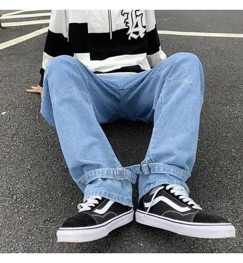 Jean Skateboard Baggy Carpenter Denim Jeans Cargo y2k Size US 32 / EU 48 - 4 Thumbnail